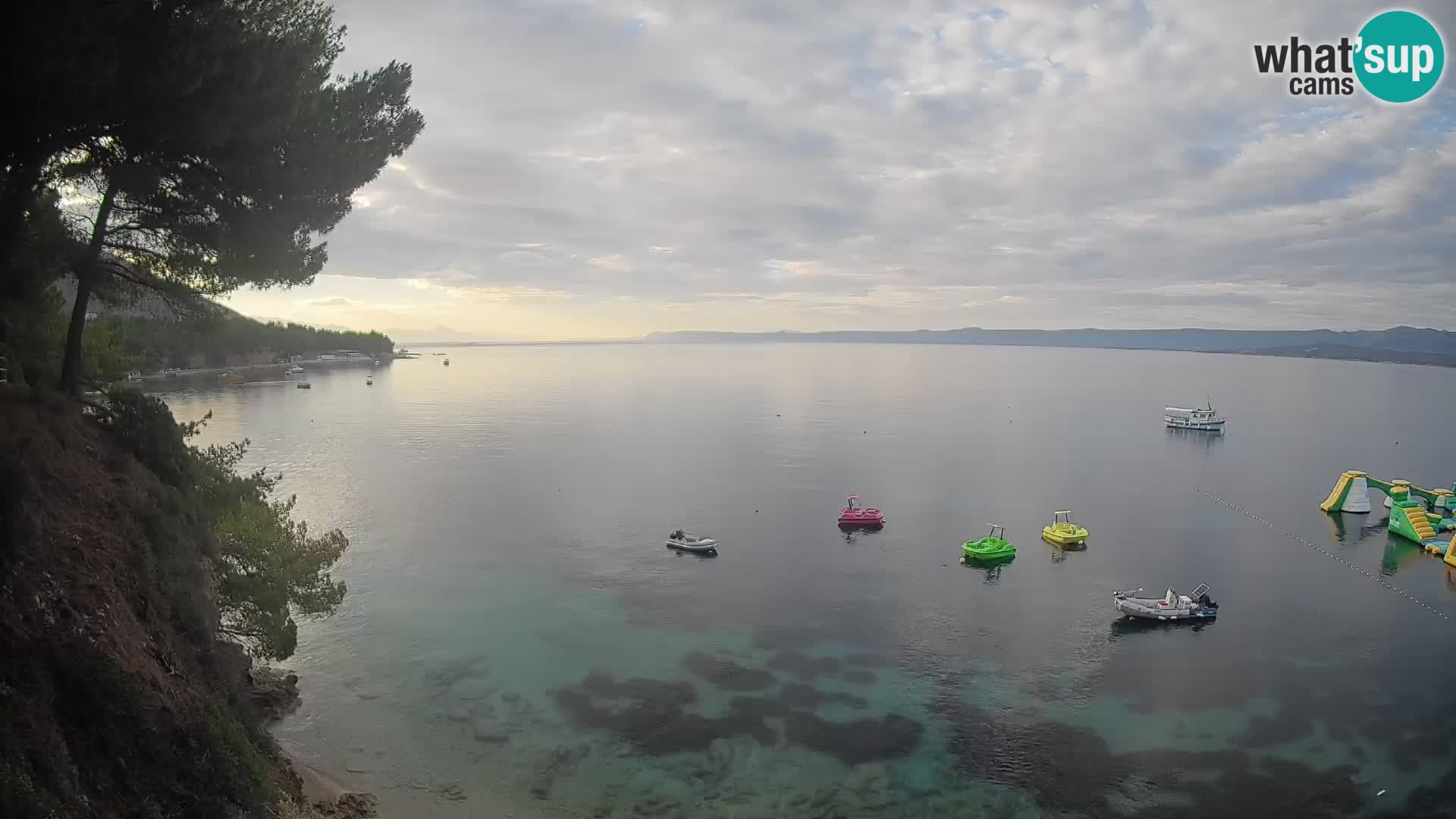 Webcam Potočine Beach Bol – Live View of Borak Beach, Brač Island