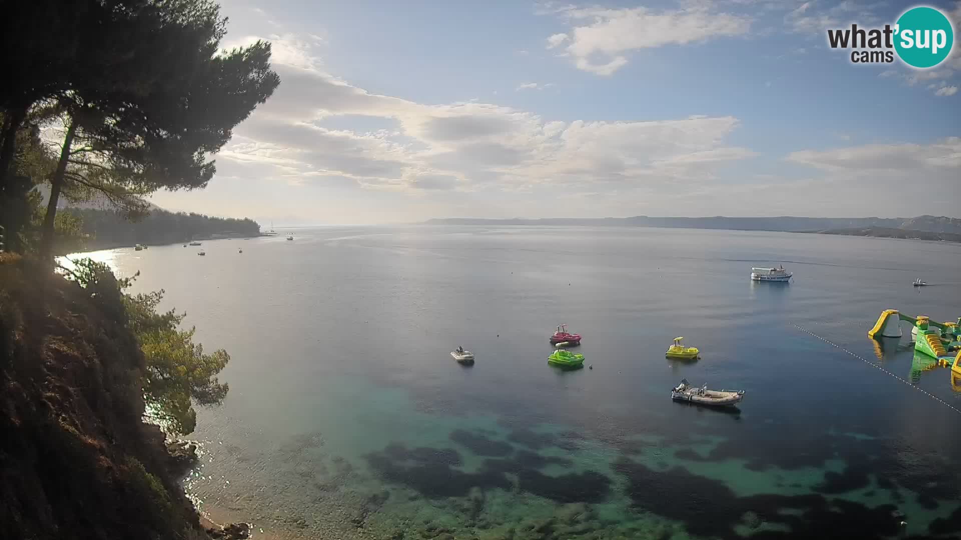Webcam Potočine Beach Bol – Live View of Borak Beach, Brač Island