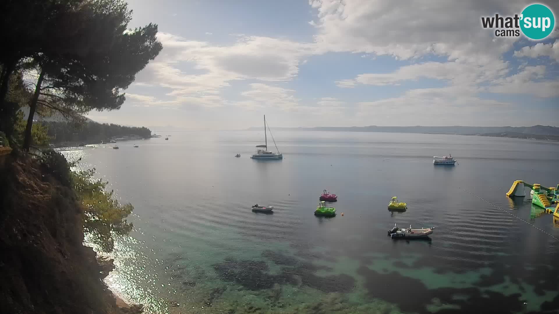 Webcam Playa Potočine Bol – Vista en vivo de Borak Beach, Isla de Brač