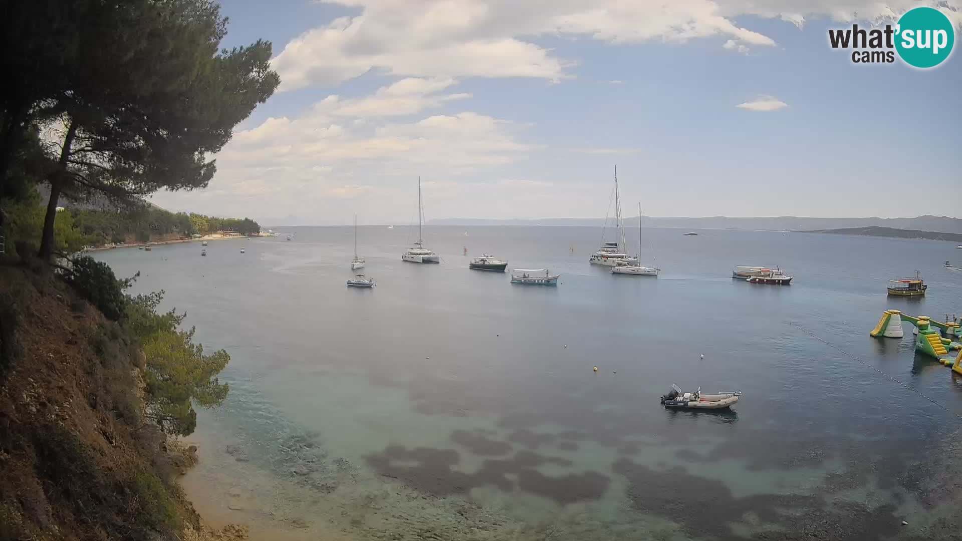 Webcam Potočine Beach Bol – Live View of Borak Beach, Brač Island