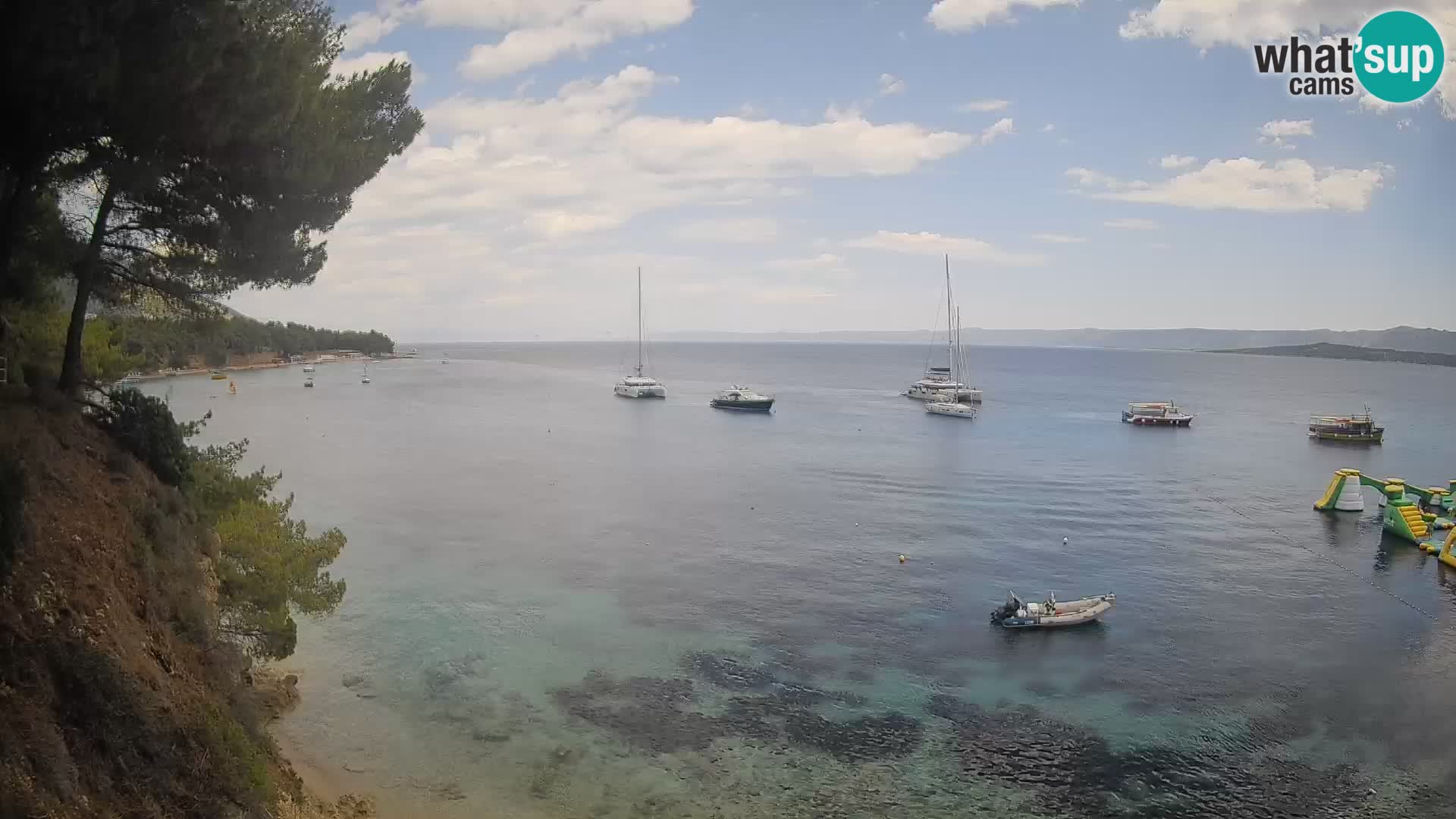 Webcam Potočine Beach Bol – Live View of Borak Beach, Brač Island