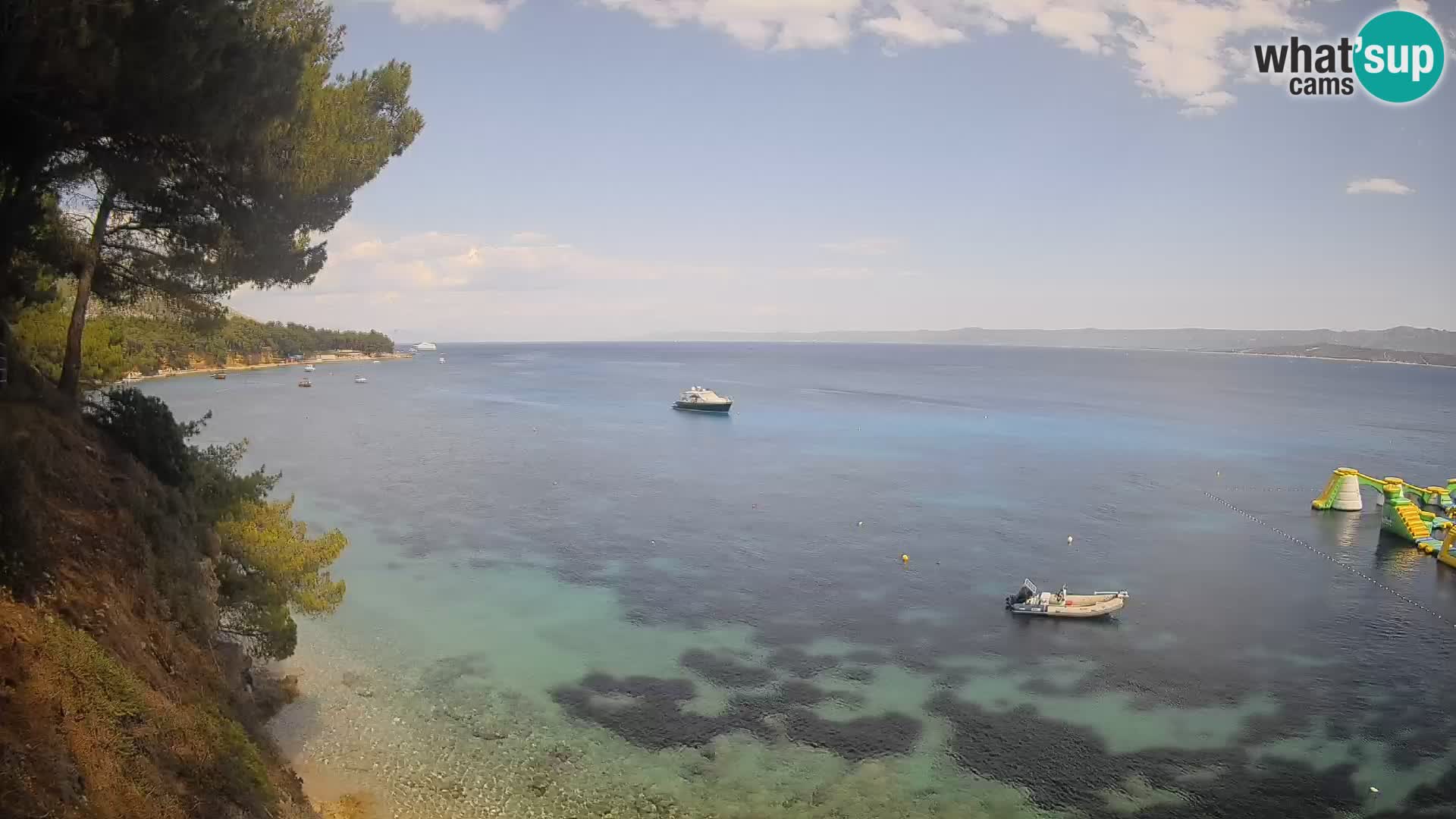 Webcam Potočine Beach Bol – Live View of Borak Beach, Brač Island
