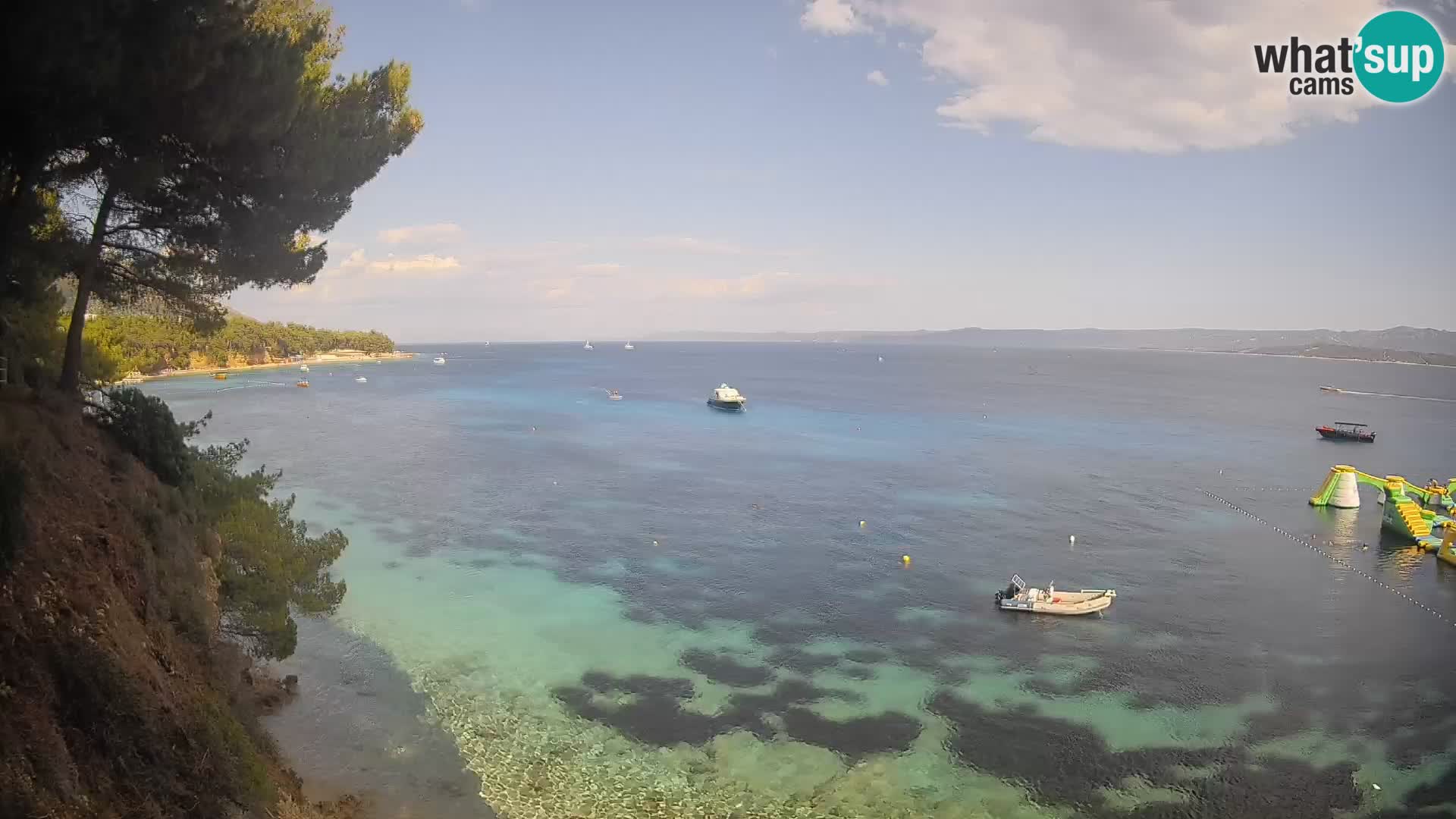 Webcam Potočine Beach Bol – Live View of Borak Beach, Brač Island