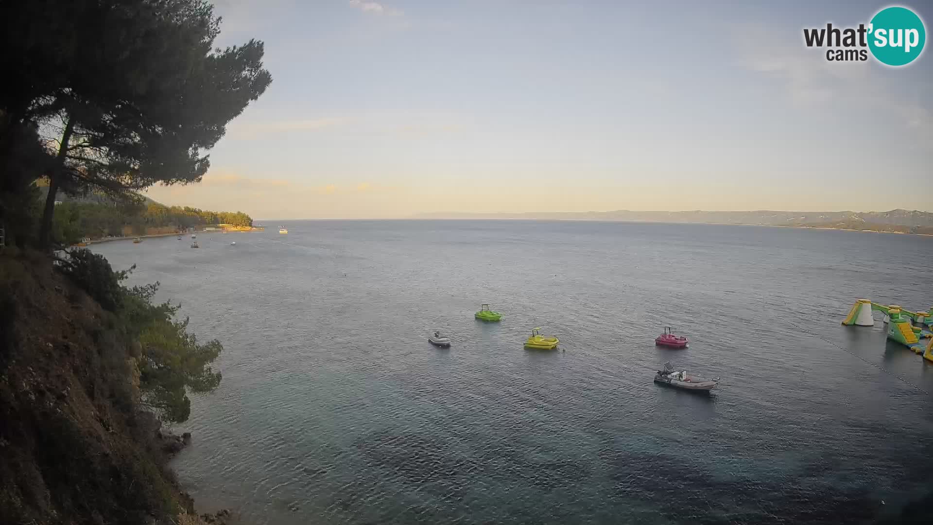 Webcam plage Potočine Bol – Vue en direct sur Borak Beach, île de Brač