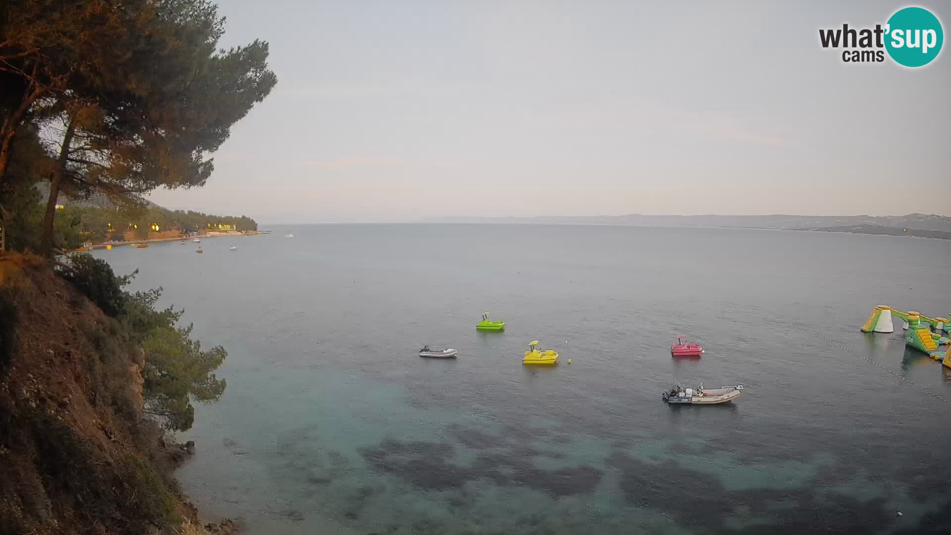Webcam plage Potočine Bol – Vue en direct sur Borak Beach, île de Brač