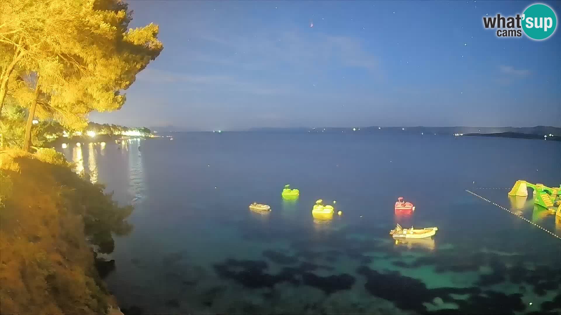 Webcam Strand Potočine Bol – Liveblick auf Borak Beach, Insel Brač