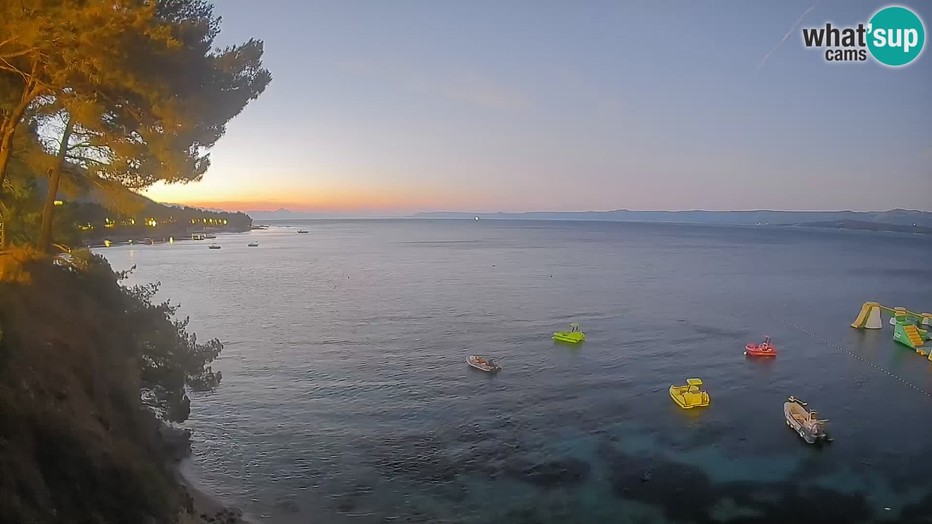 Webcam Potočine Beach Bol – Live View of Borak Beach, Brač Island