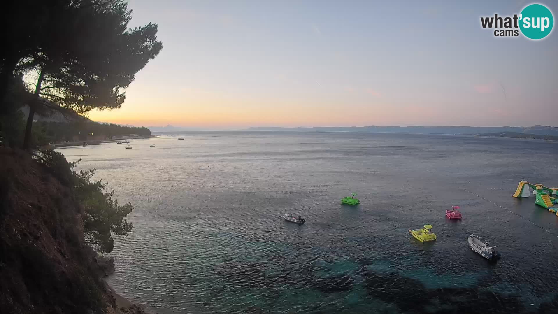 Webcam Playa Potočine Bol – Vista en vivo de Borak Beach, Isla de Brač