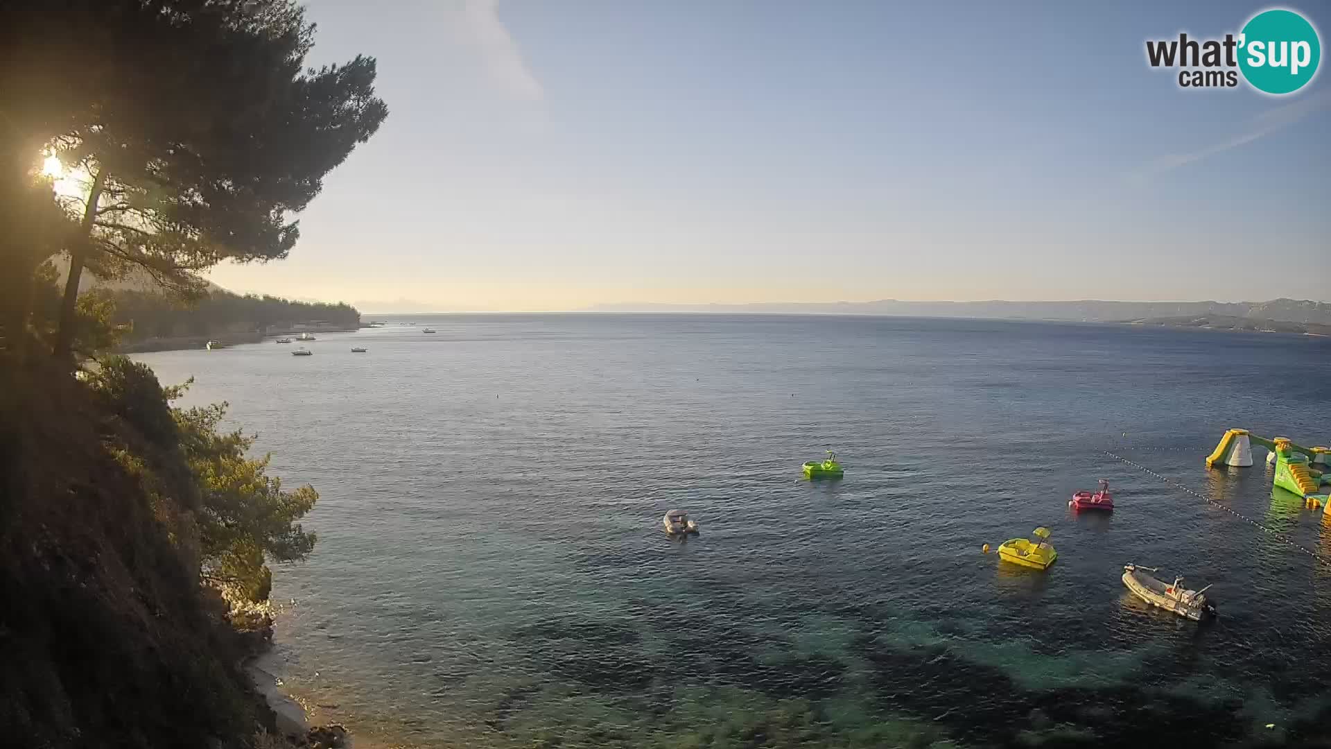 Webcam Potočine Beach Bol – Live View of Borak Beach, Brač Island