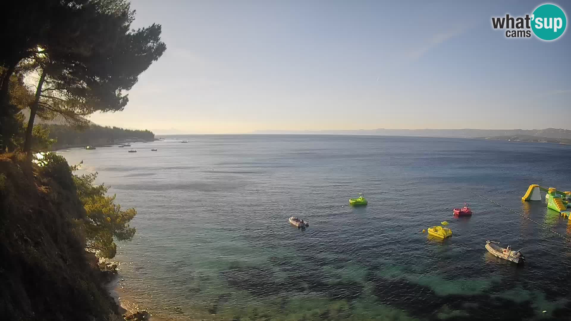 Webcam Playa Potočine Bol – Vista en vivo de Borak Beach, Isla de Brač