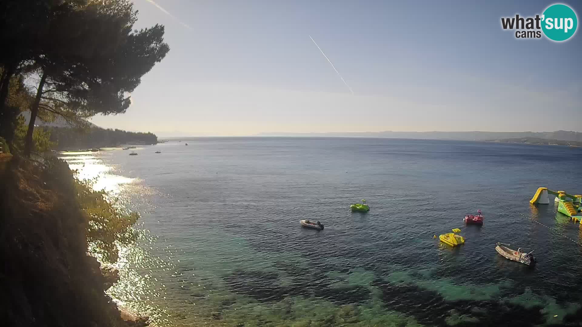 Webcam Playa Potočine Bol – Vista en vivo de Borak Beach, Isla de Brač
