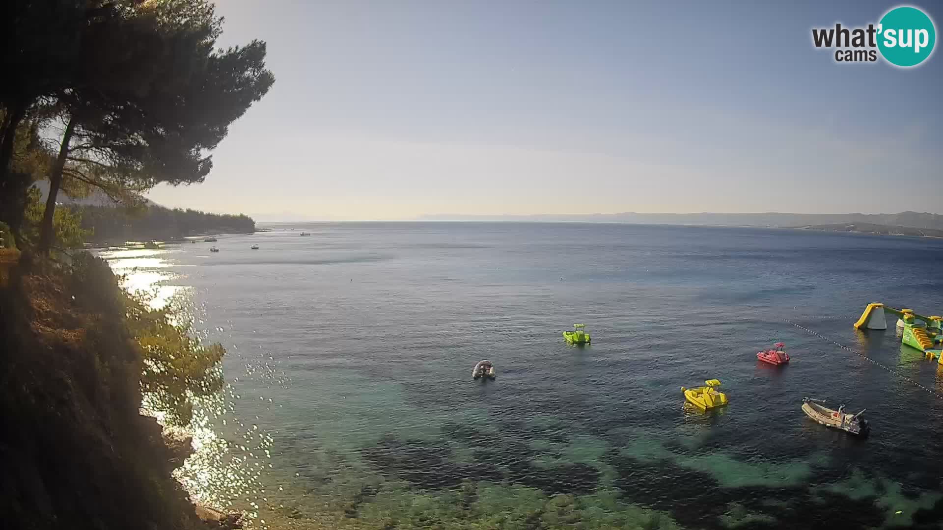 Webcam Playa Potočine Bol – Vista en vivo de Borak Beach, Isla de Brač