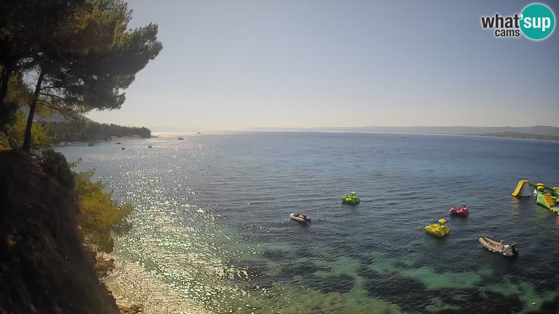Webcam Playa Potočine Bol – Vista en vivo de Borak Beach, Isla de Brač