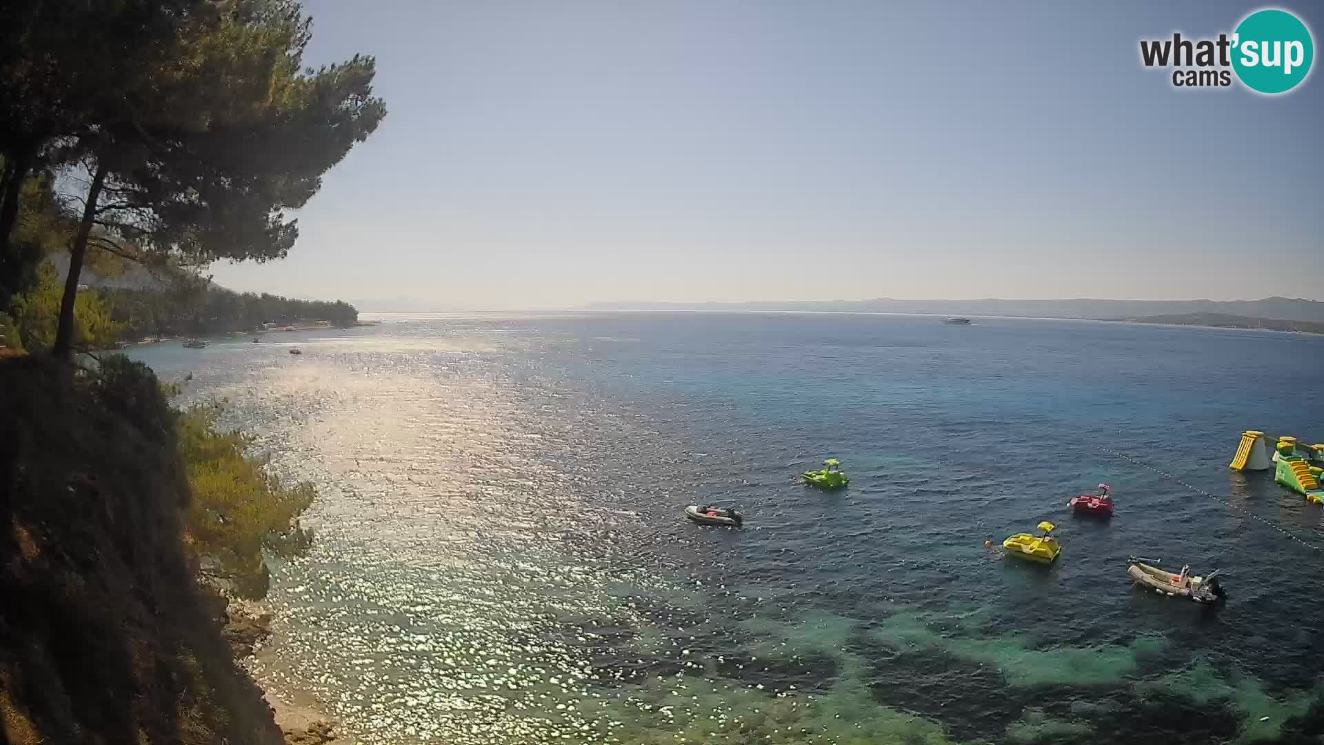 Webcam Potočine Beach Bol – Live View of Borak Beach, Brač Island