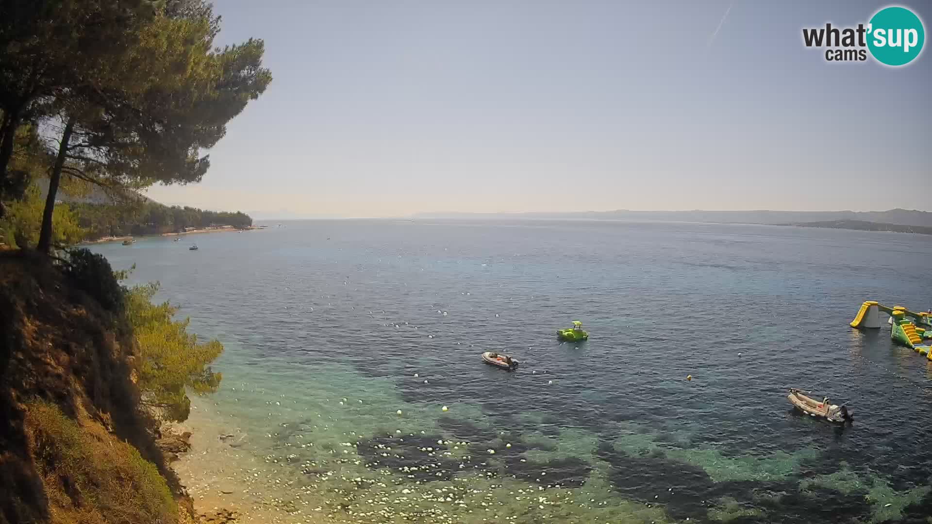 Webcam plage Potočine Bol – Vue en direct sur Borak Beach, île de Brač