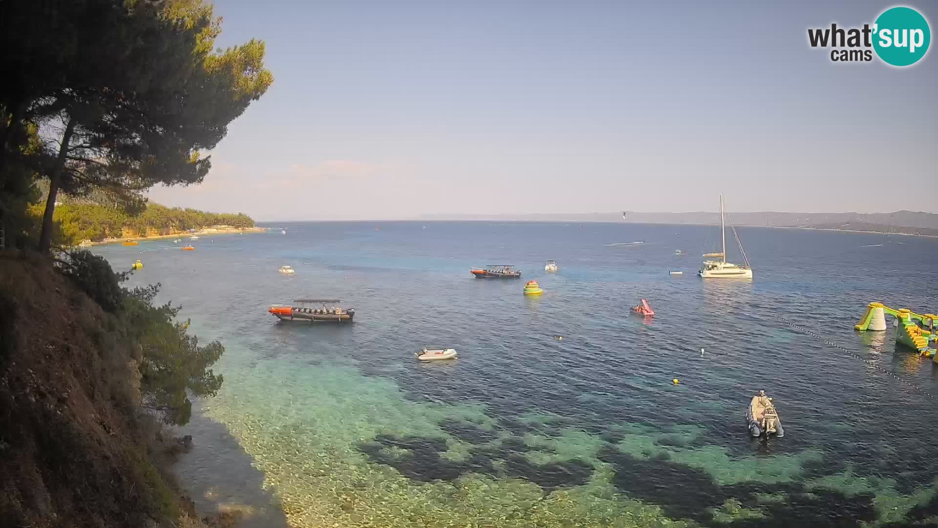 Webcam Playa Potočine Bol – Vista en vivo de Borak Beach, Isla de Brač