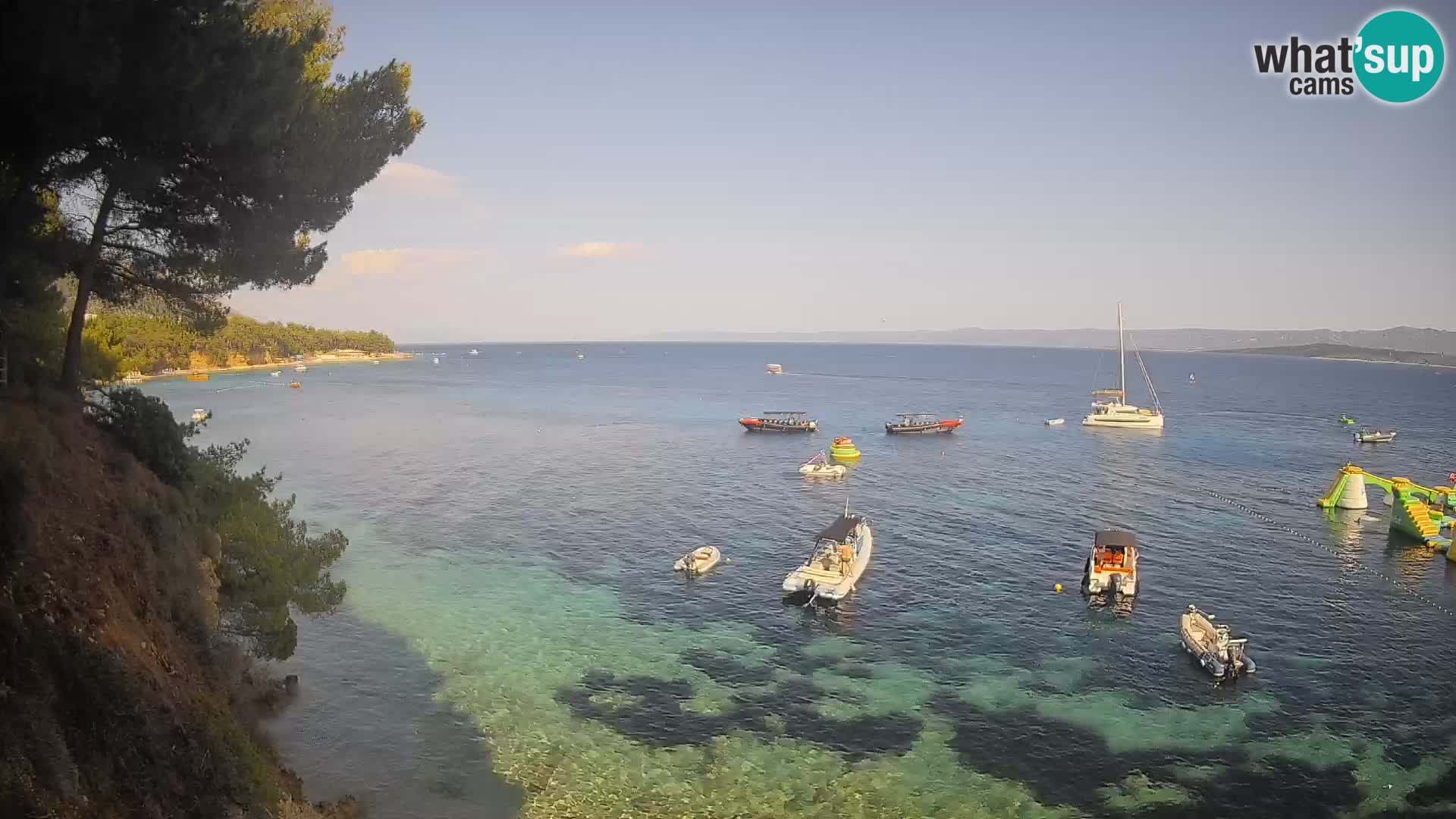 Webcam Potočine Beach Bol – Live View of Borak Beach, Brač Island