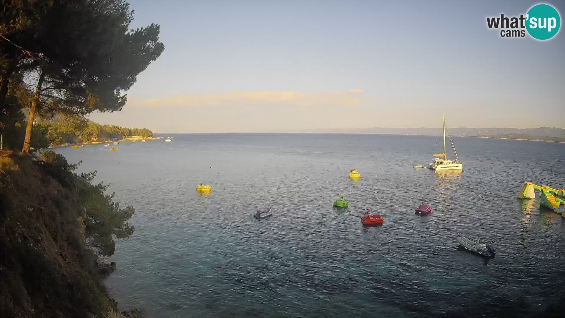 Webcam plage Potočine Bol – Vue en direct sur Borak Beach, île de Brač
