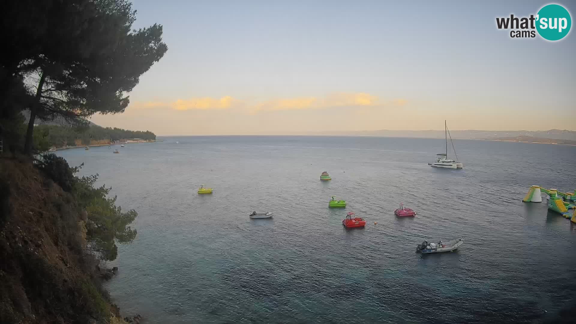 Webcam Playa Potočine Bol – Vista en vivo de Borak Beach, Isla de Brač
