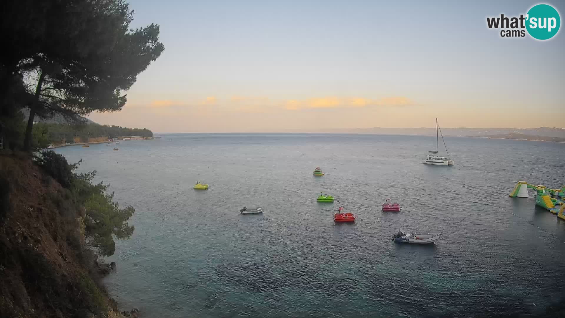 Webcam Potočine Beach Bol – Live View of Borak Beach, Brač Island