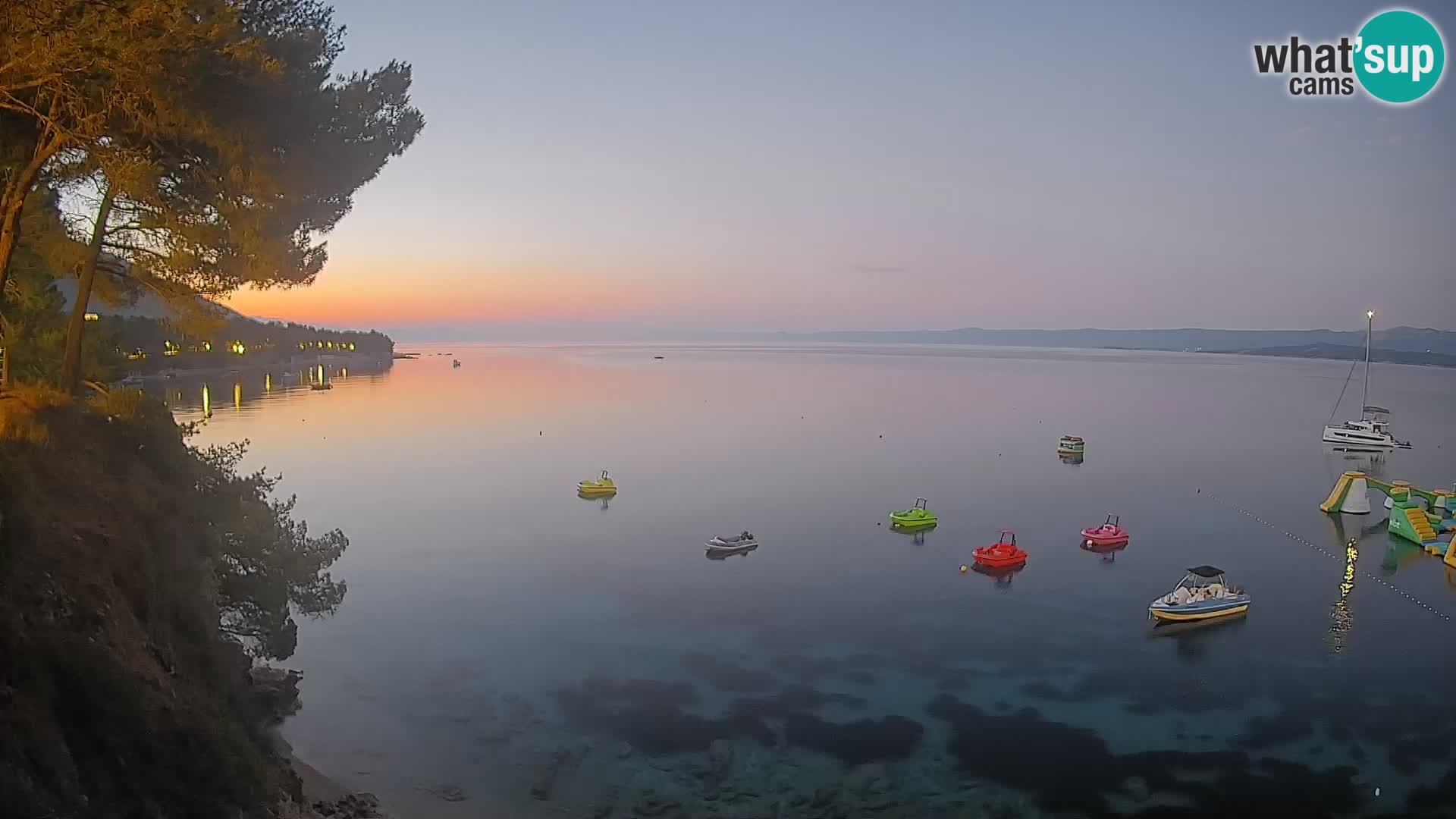 Webcam Potočine Beach Bol – Live View of Borak Beach, Brač Island