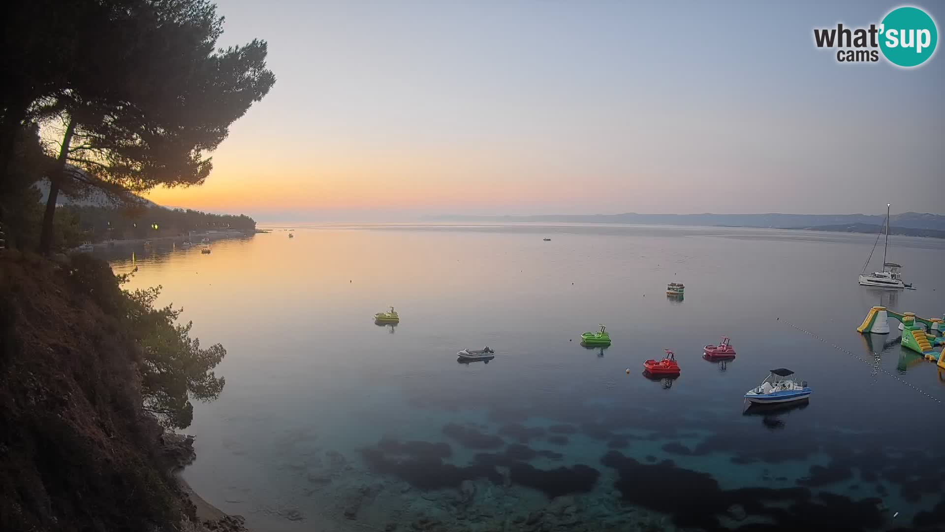 Webcam Potočine Beach Bol – Live View of Borak Beach, Brač Island