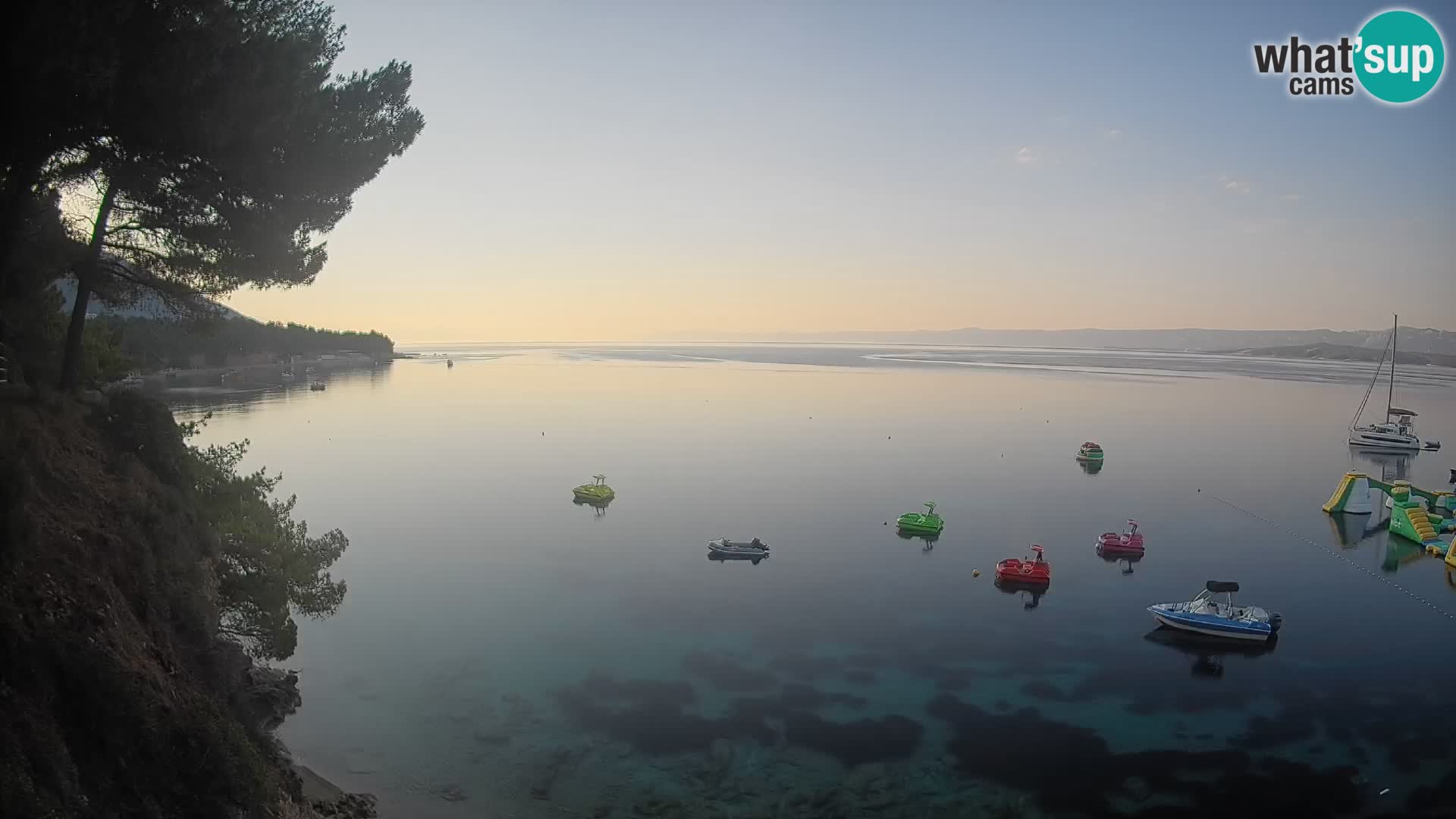 Webcam Potočine Beach Bol – Live View of Borak Beach, Brač Island