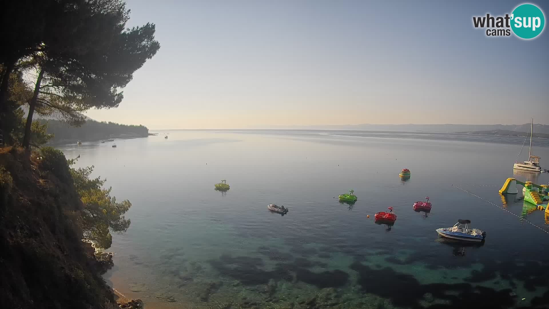 Webcam Potočine Beach Bol – Live View of Borak Beach, Brač Island