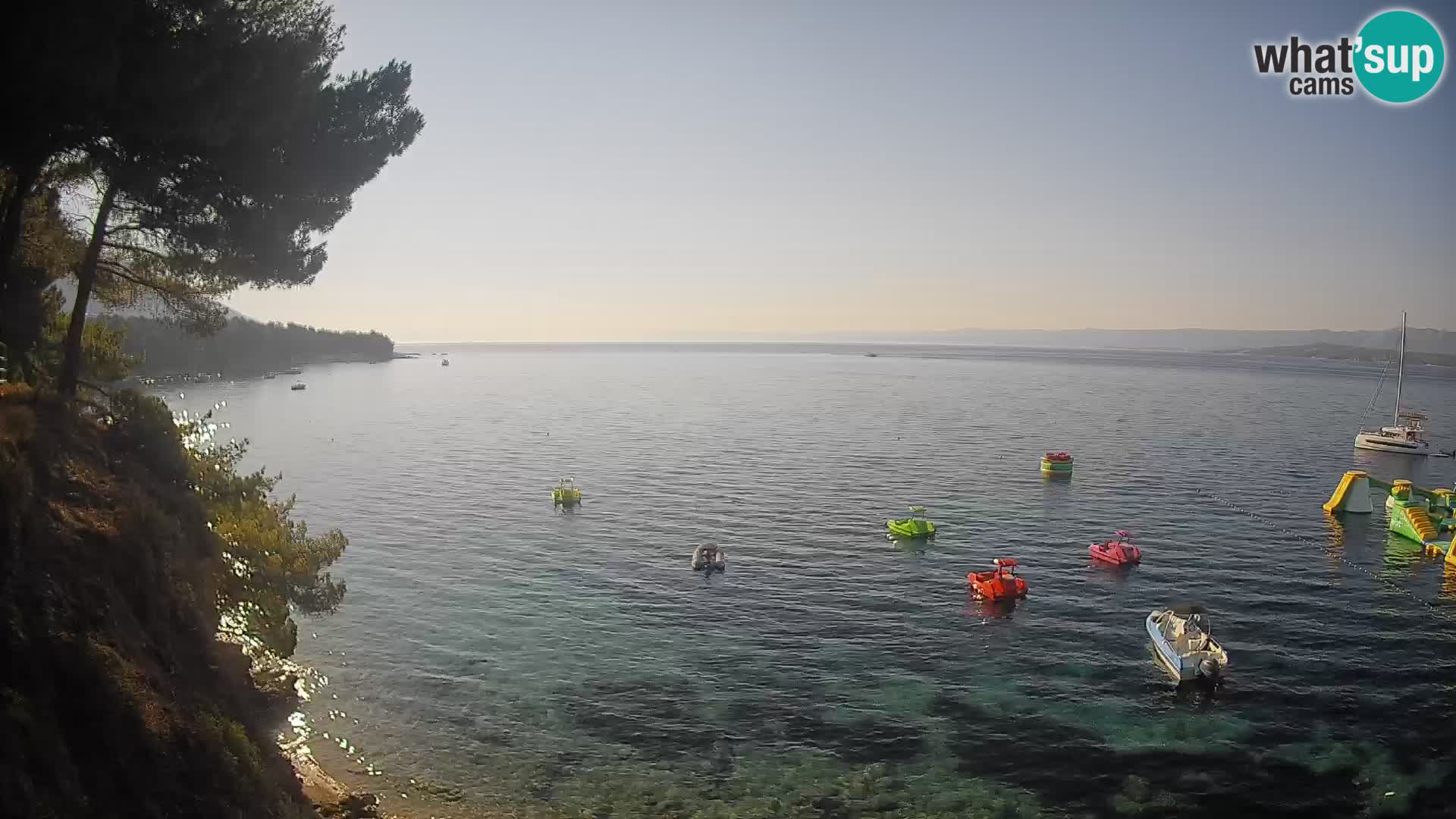 Webcam Potočine Beach Bol – Live View of Borak Beach, Brač Island