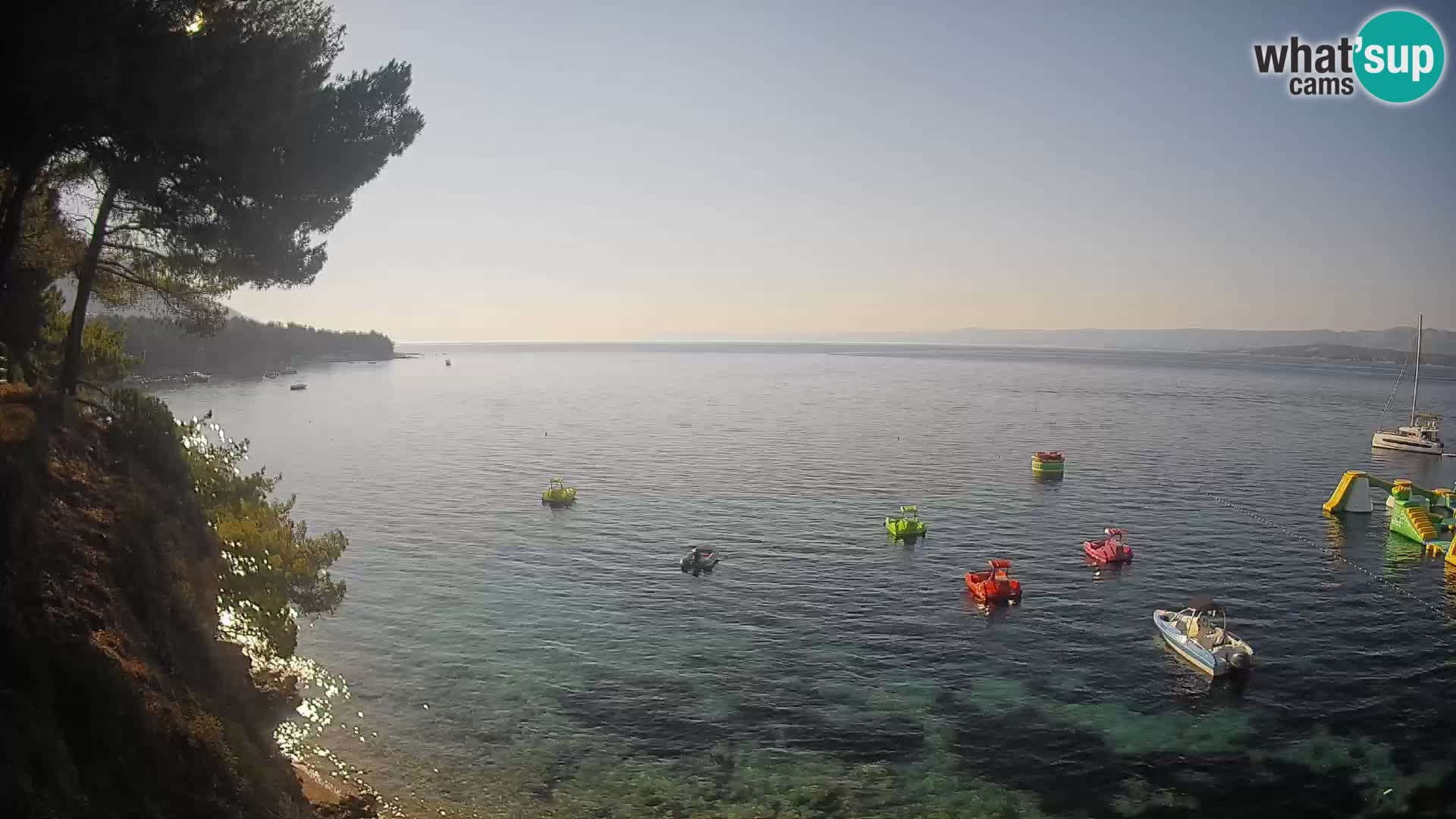 Webcam plage Potočine Bol – Vue en direct sur Borak Beach, île de Brač