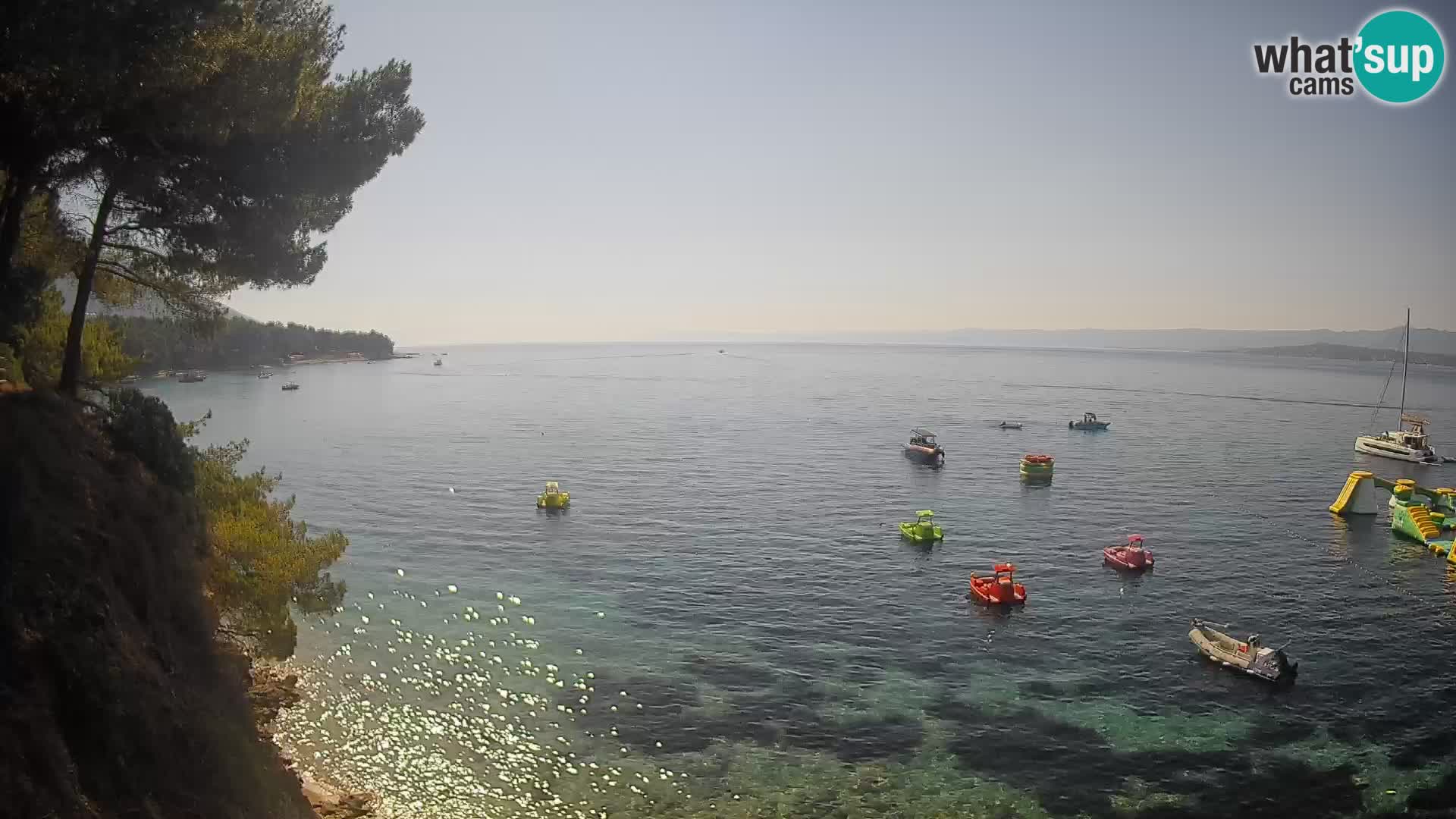 Webcam Potočine Beach Bol – Live View of Borak Beach, Brač Island