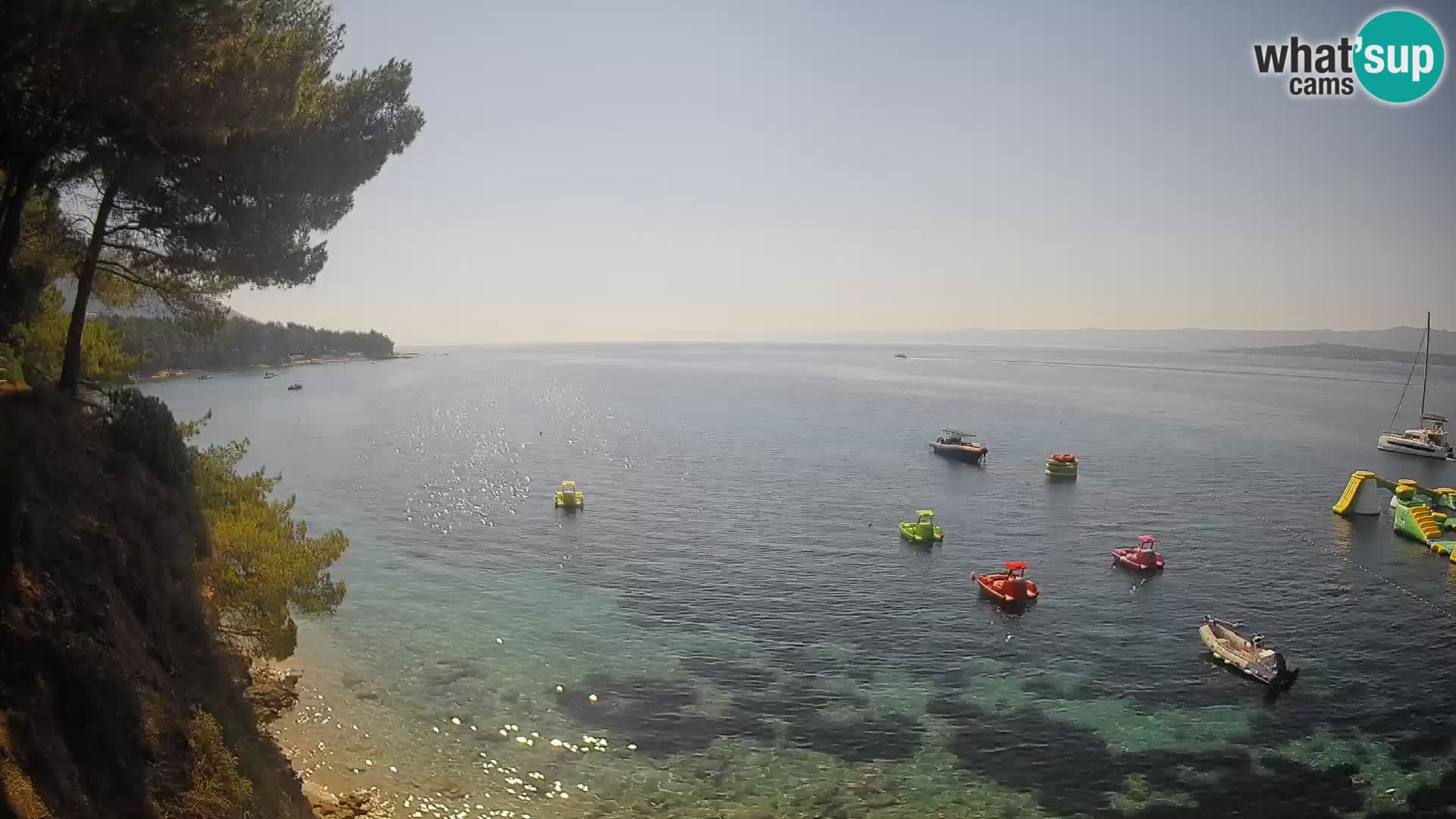 Webcam Strand Potočine Bol – Liveblick auf Borak Beach, Insel Brač