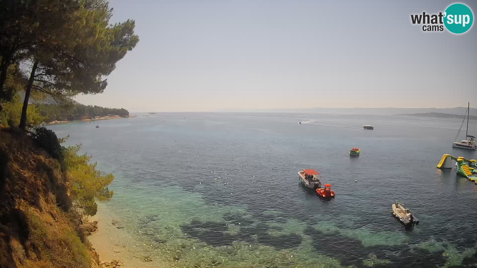 Webcam Strand Potočine Bol – Liveblick auf Borak Beach, Insel Brač