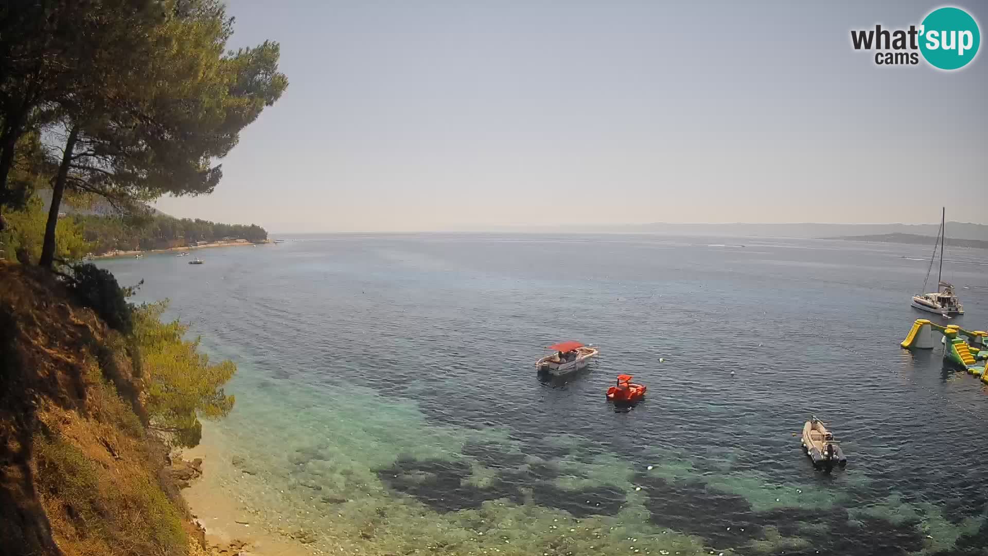 Webcam Potočine Beach Bol – Live View of Borak Beach, Brač Island