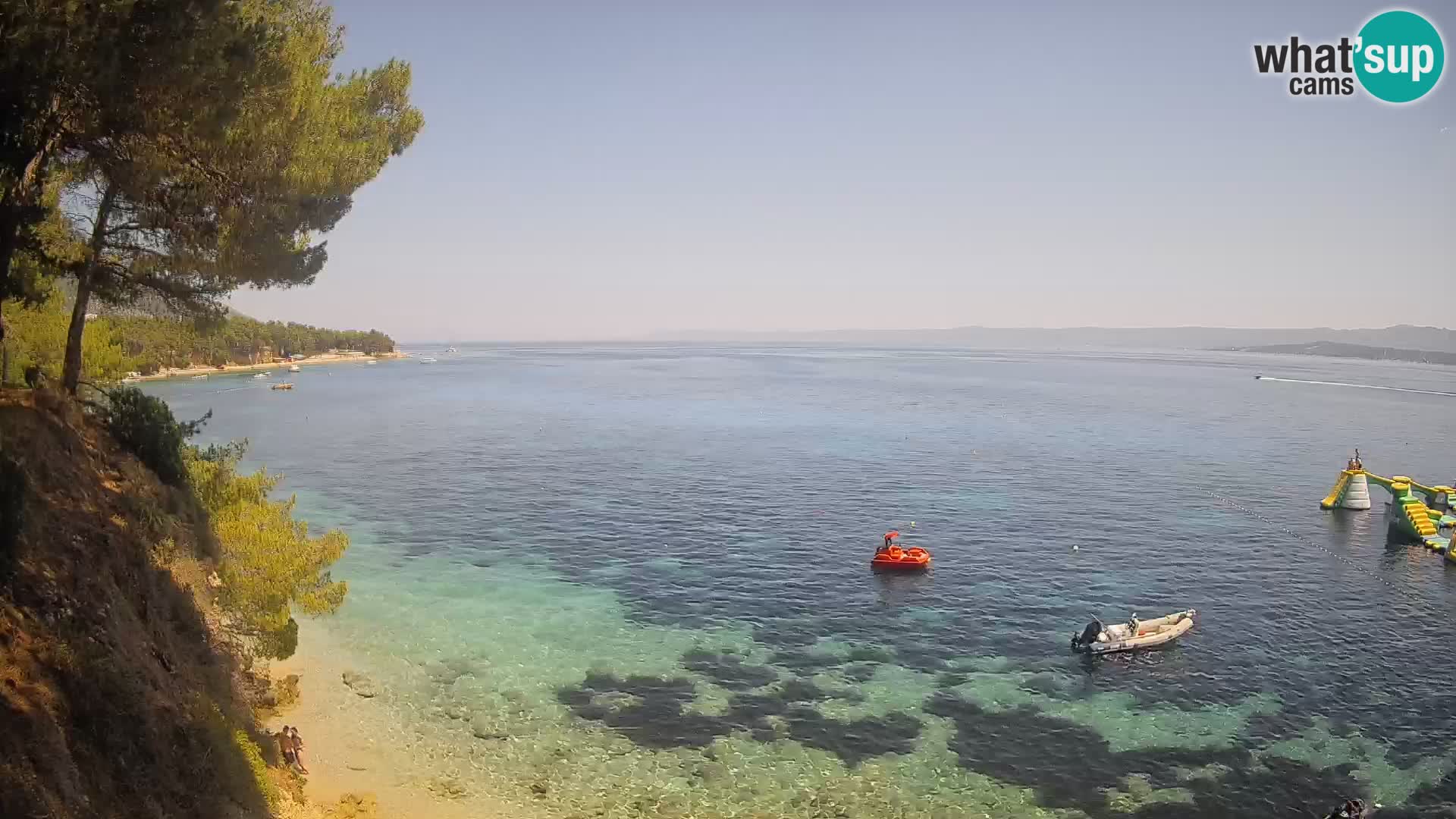 Webcam Potočine Beach Bol – Live View of Borak Beach, Brač Island