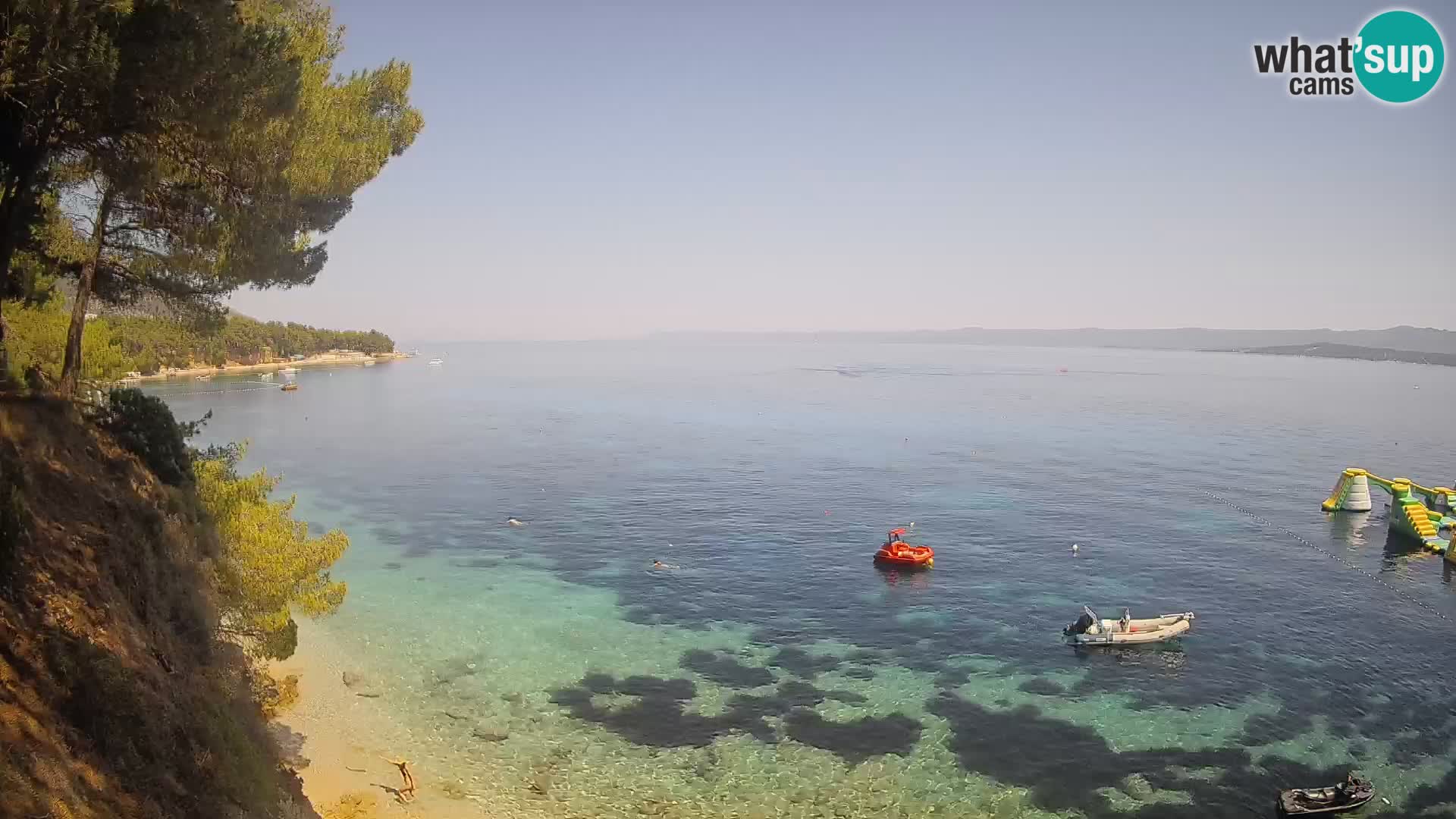 Webcam Strand Potočine Bol – Liveblick auf Borak Beach, Insel Brač