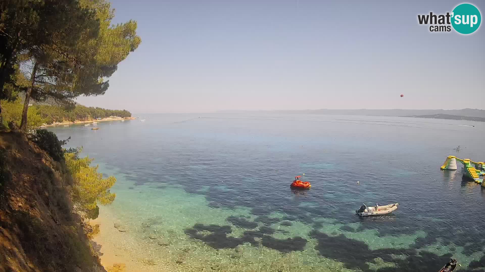 Webcam Playa Potočine Bol – Vista en vivo de Borak Beach, Isla de Brač