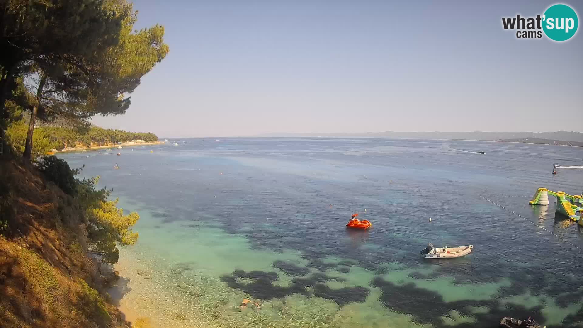 Webcam Playa Potočine Bol – Vista en vivo de Borak Beach, Isla de Brač