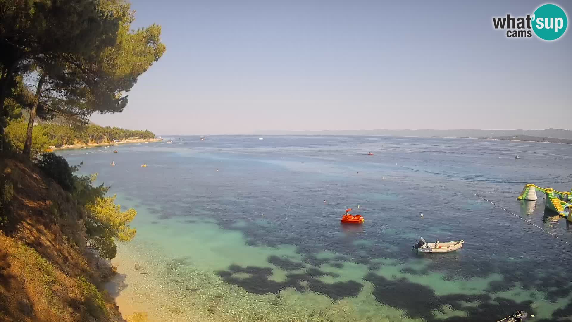 Webcam Potočine Beach Bol – Live View of Borak Beach, Brač Island