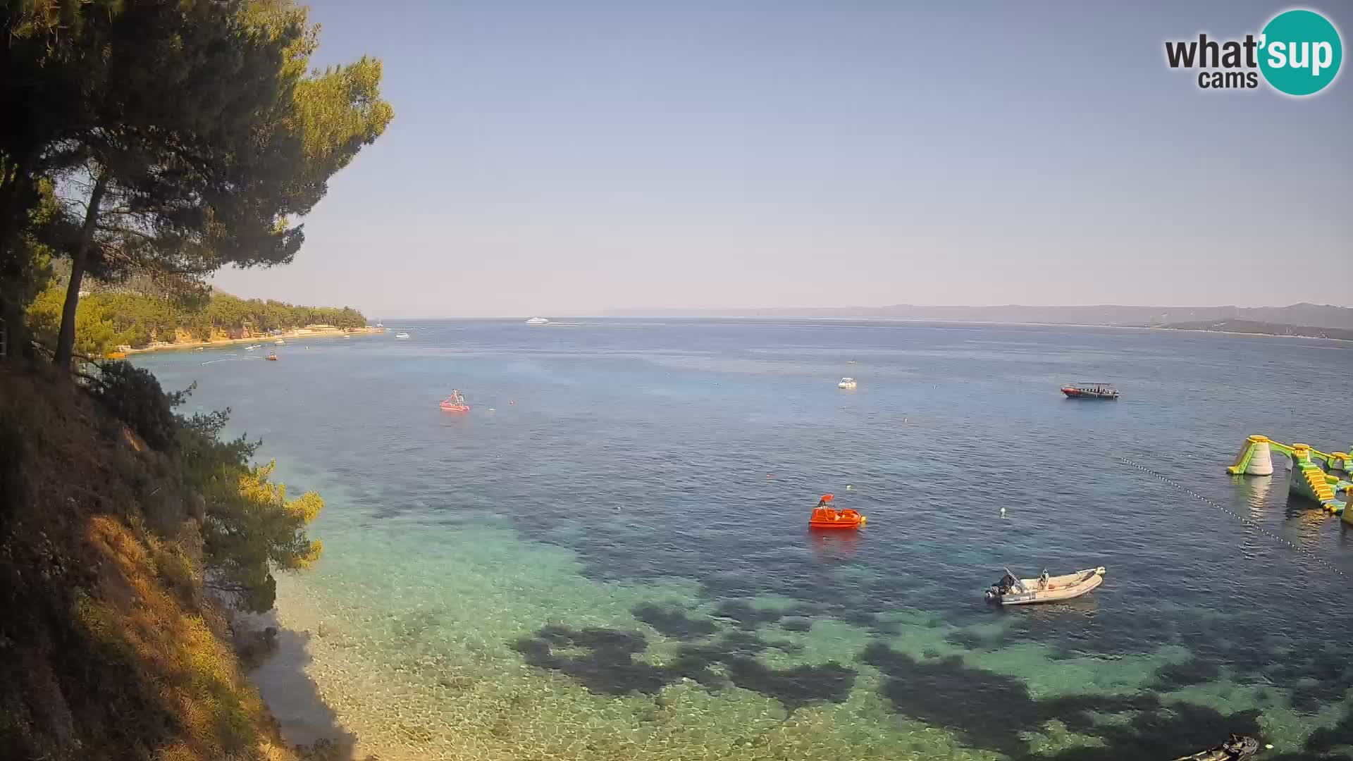 Webcam Playa Potočine Bol – Vista en vivo de Borak Beach, Isla de Brač
