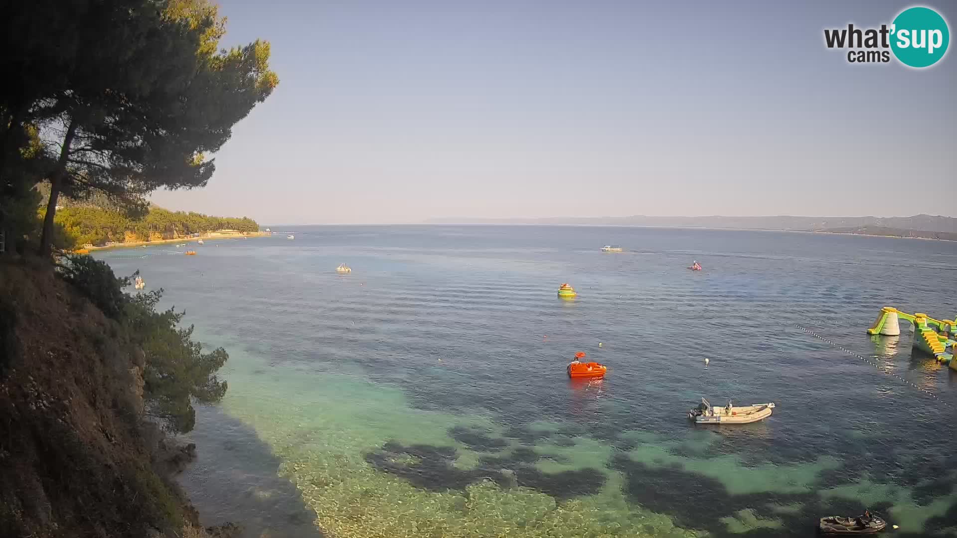 Webcam Potočine Beach Bol – Live View of Borak Beach, Brač Island