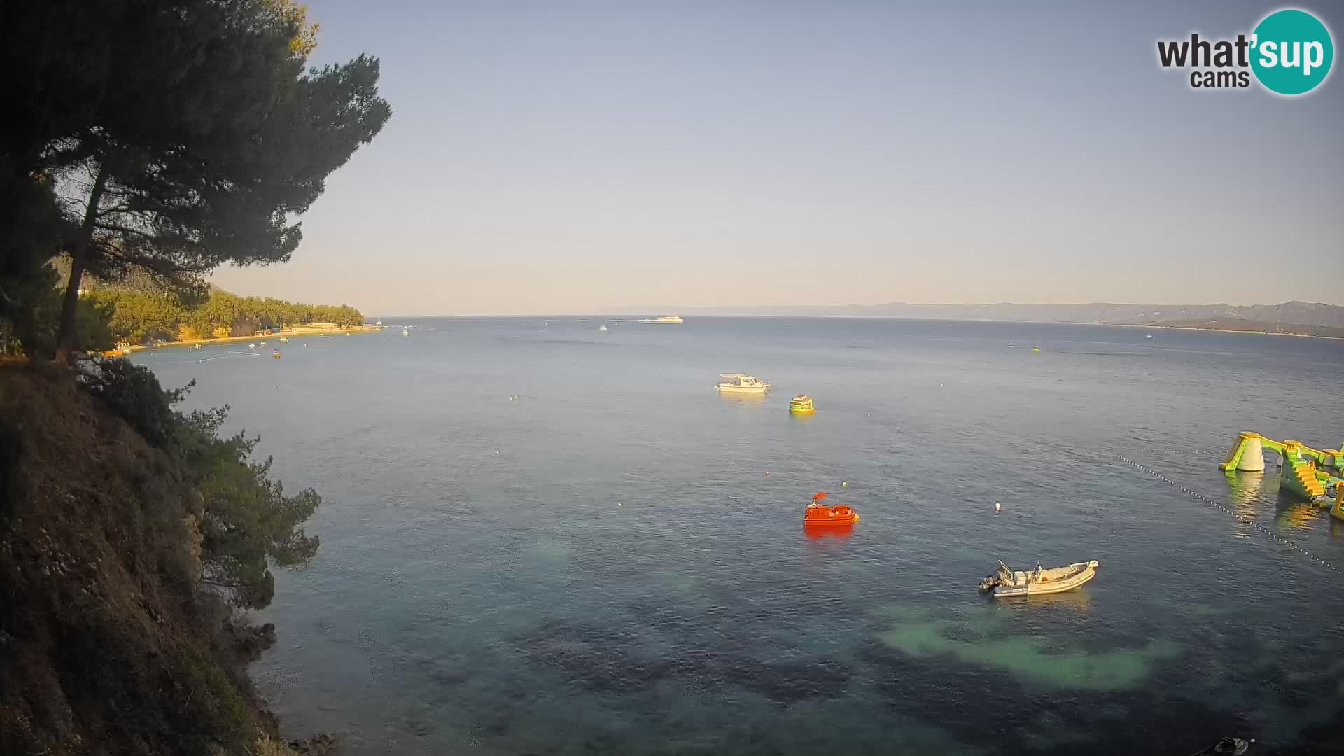 Webcam Potočine Beach Bol – Live View of Borak Beach, Brač Island