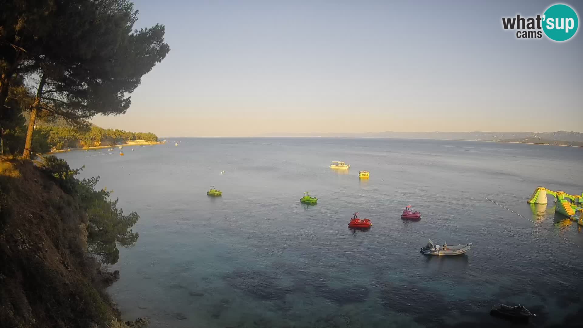 Webcam Playa Potočine Bol – Vista en vivo de Borak Beach, Isla de Brač