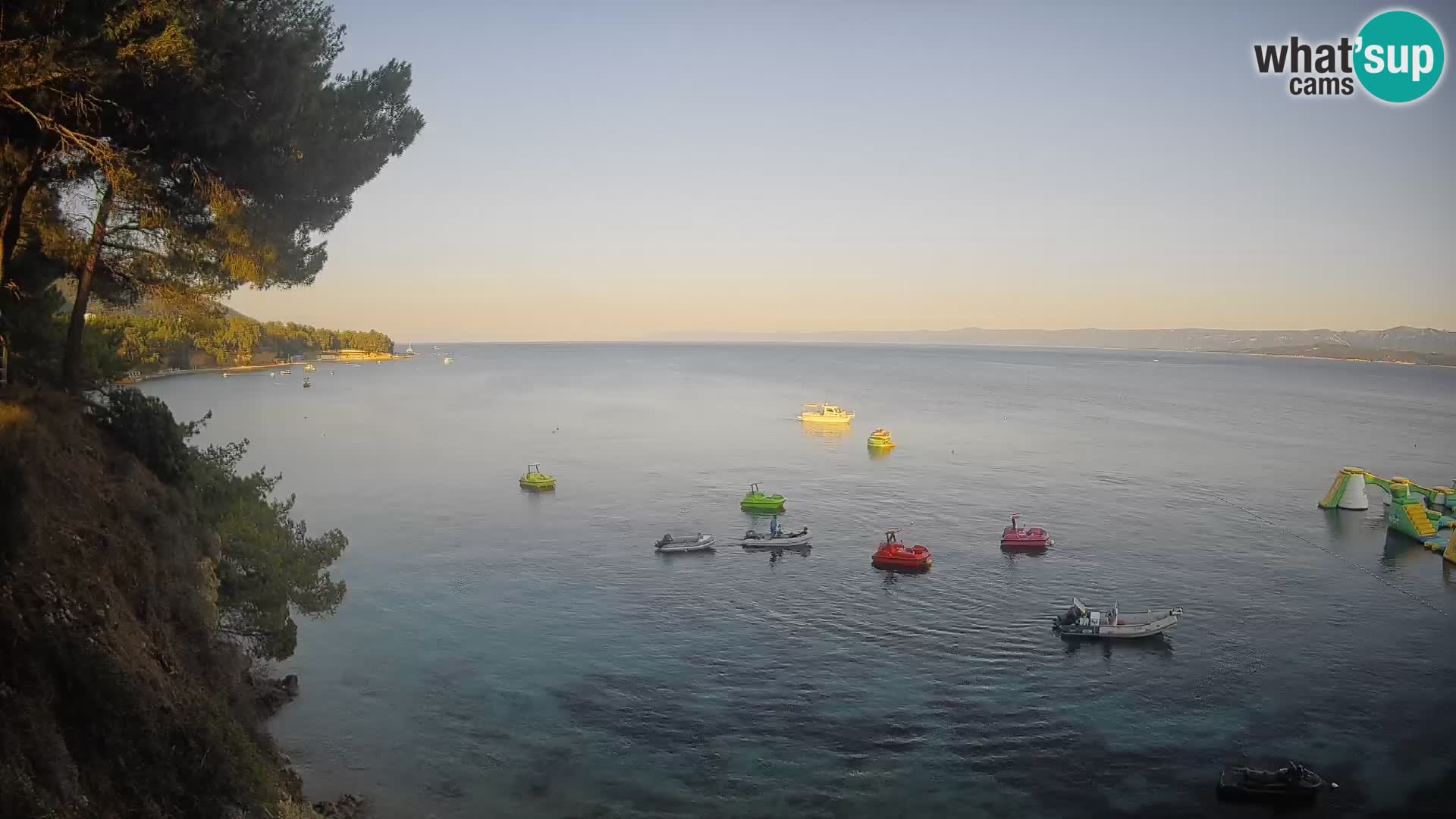 Webcam Playa Potočine Bol – Vista en vivo de Borak Beach, Isla de Brač