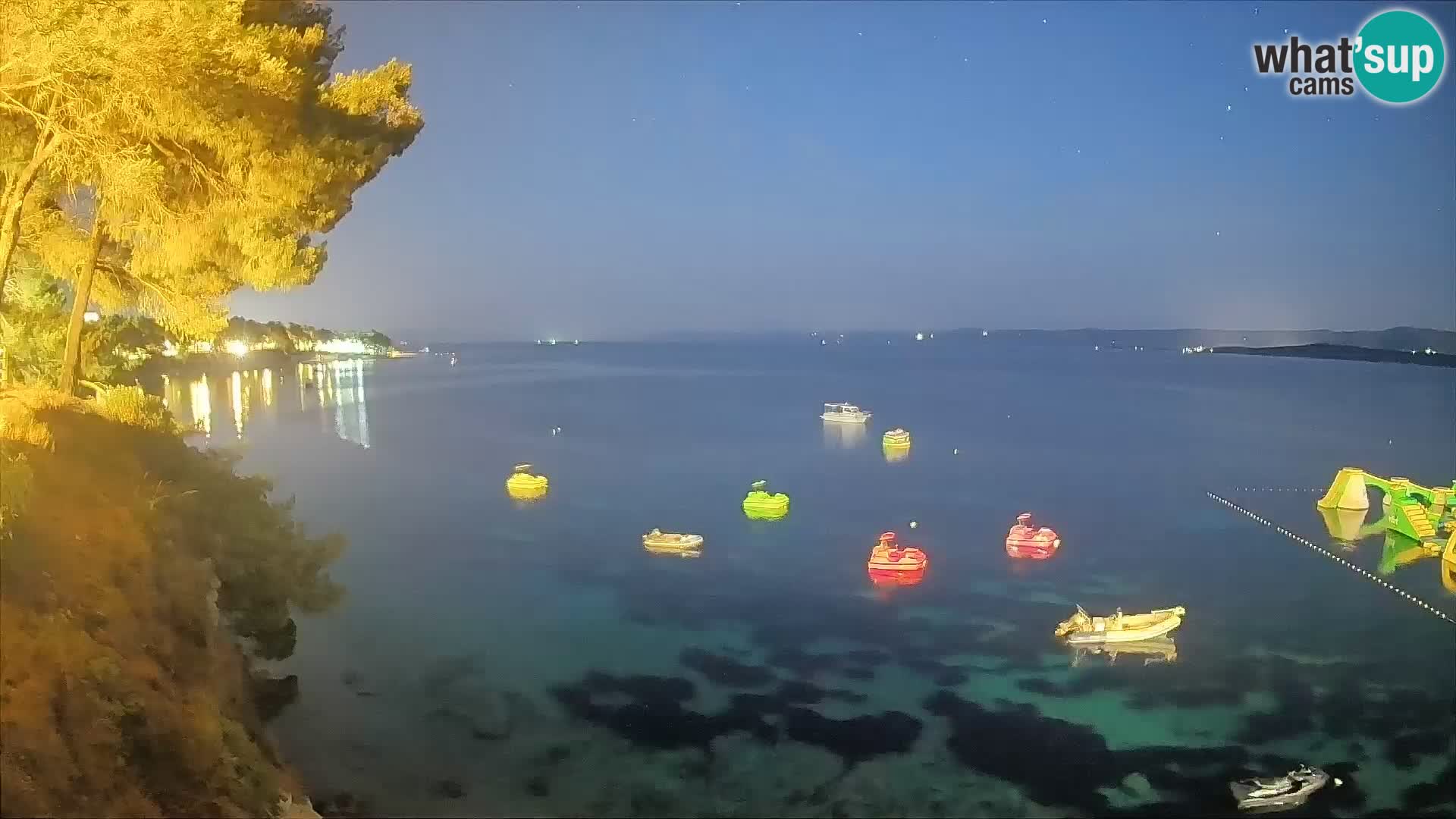 Webcam Playa Potočine Bol – Vista en vivo de Borak Beach, Isla de Brač