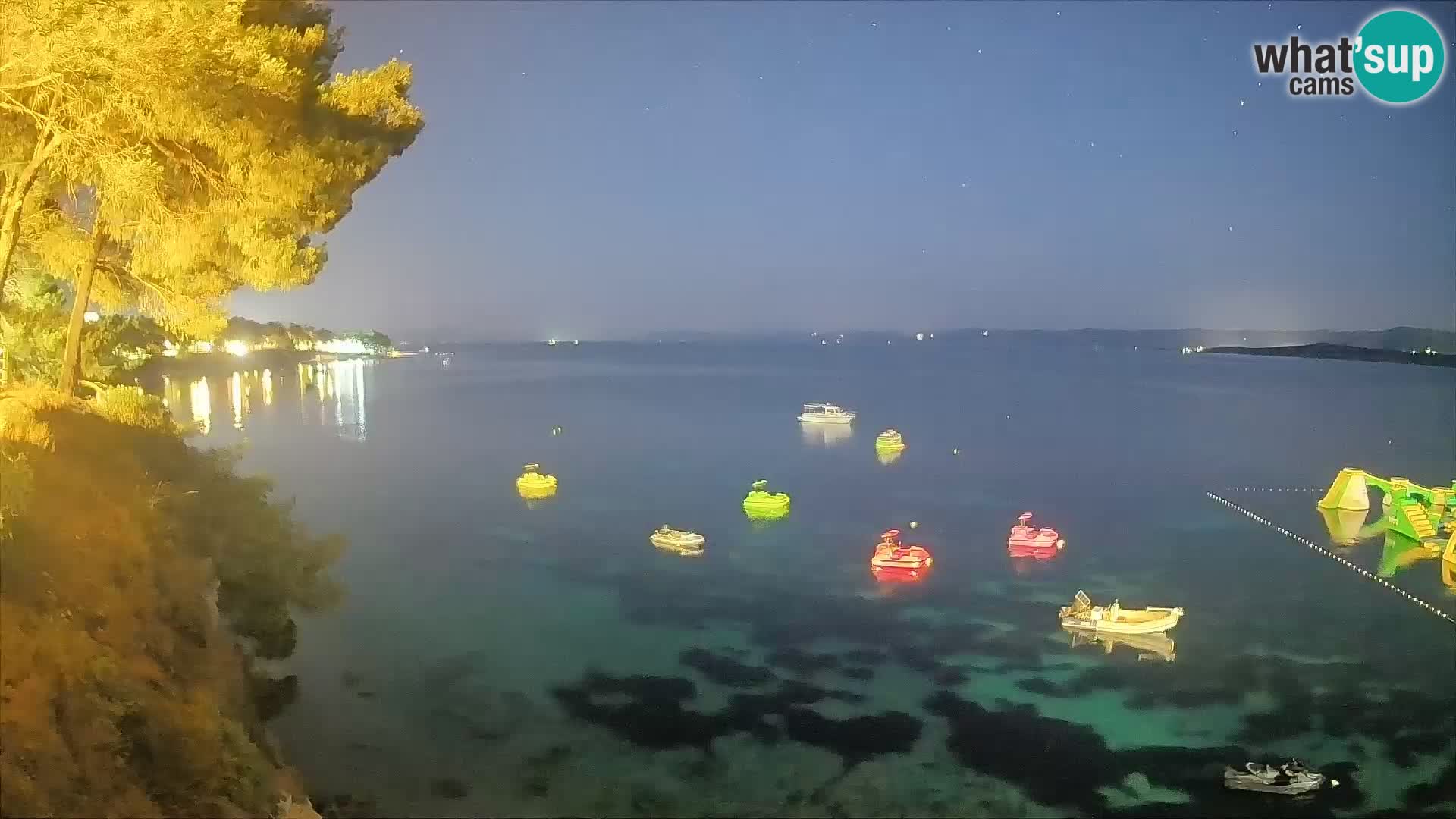 Webcam plage Potočine Bol – Vue en direct sur Borak Beach, île de Brač