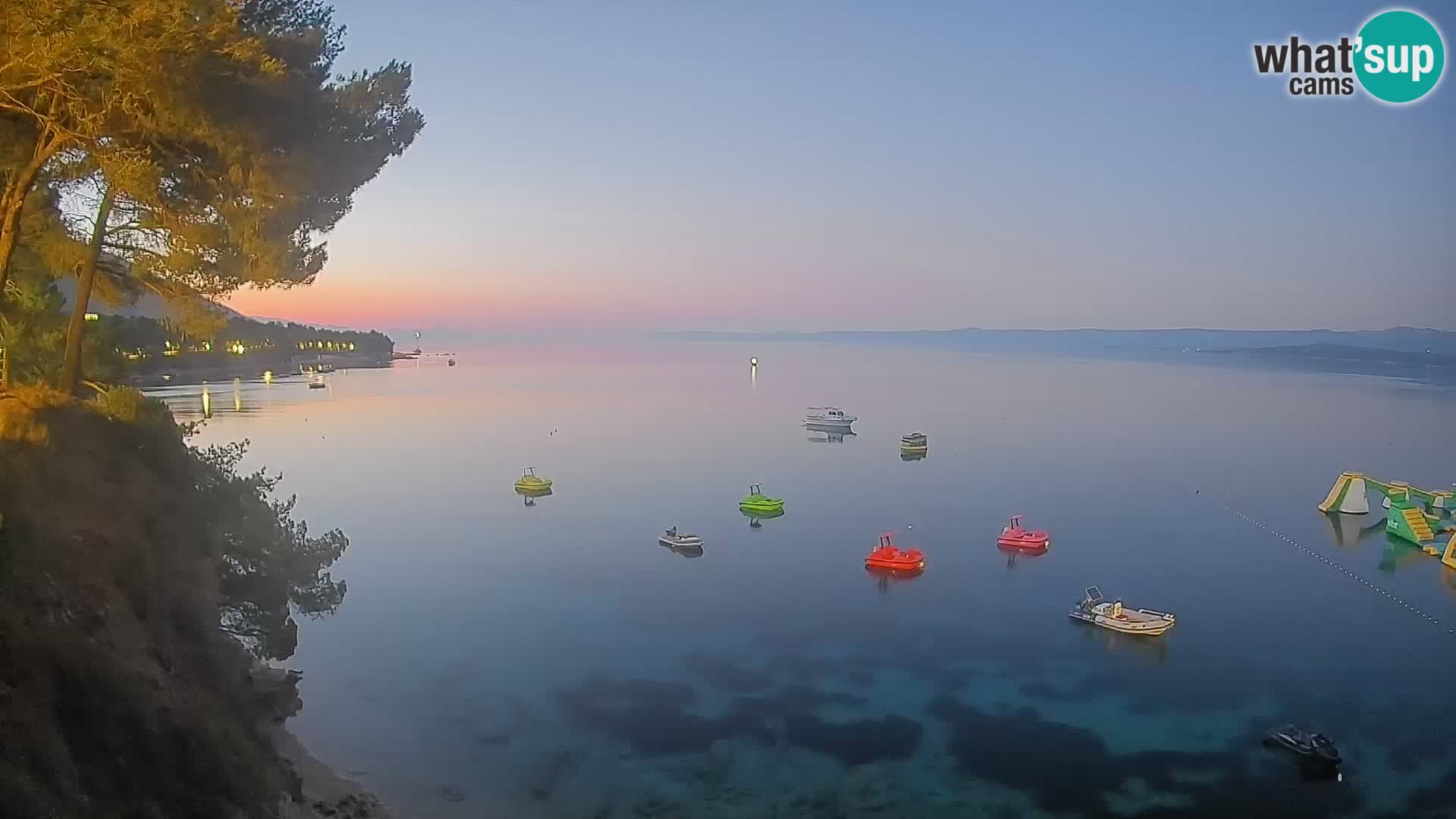 Webcam Potočine Beach Bol – Live View of Borak Beach, Brač Island