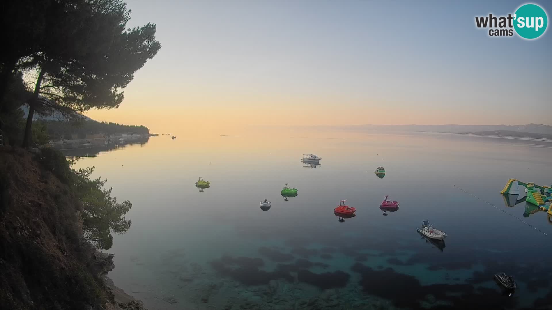 Webcam Potočine Beach Bol – Live View of Borak Beach, Brač Island