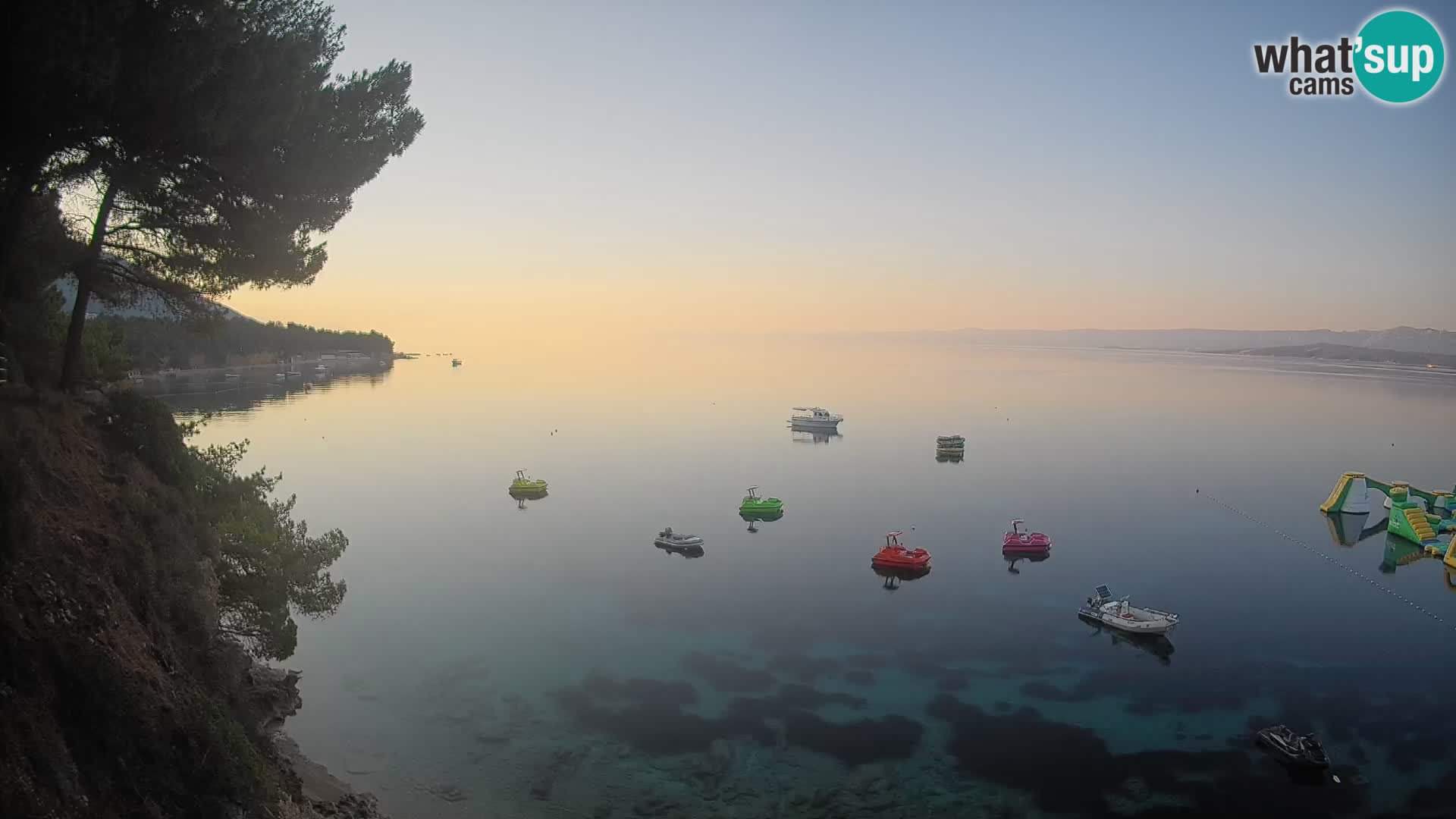 Webcam Strand Potočine Bol – Liveblick auf Borak Beach, Insel Brač