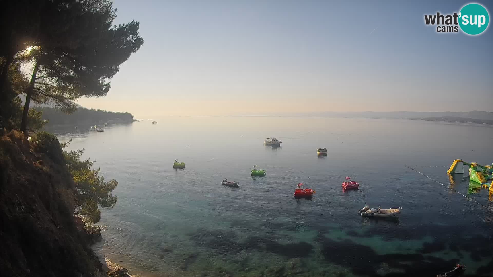Web kamera Potočine Bol – Pogled uživo na plažu Borak, otok Brač